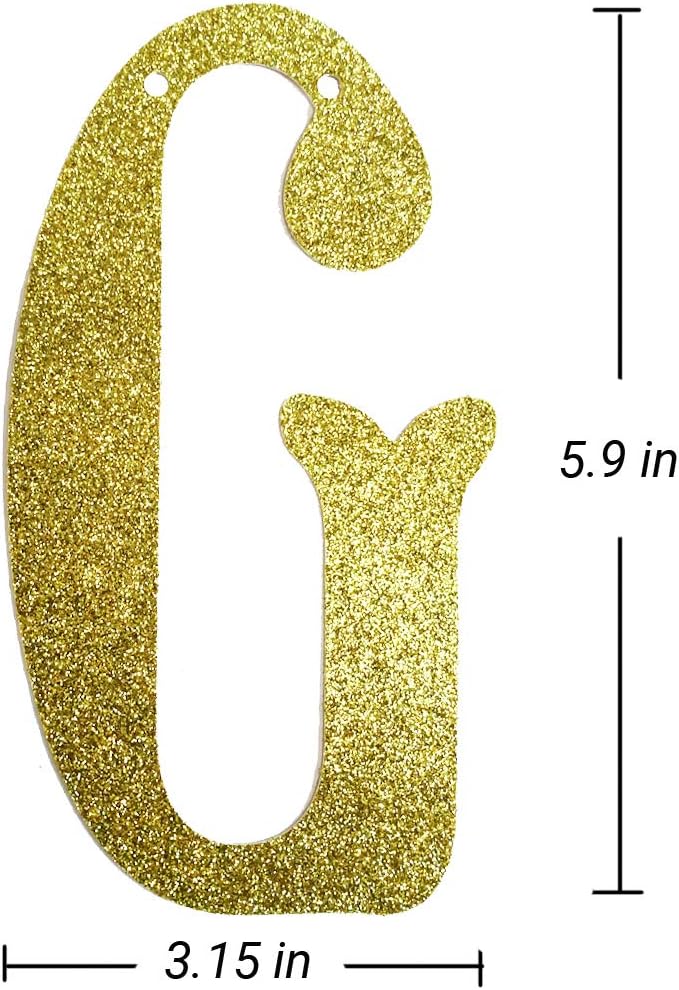 Gettin Hitched Gold Glitter Banner for Engagement Parties
