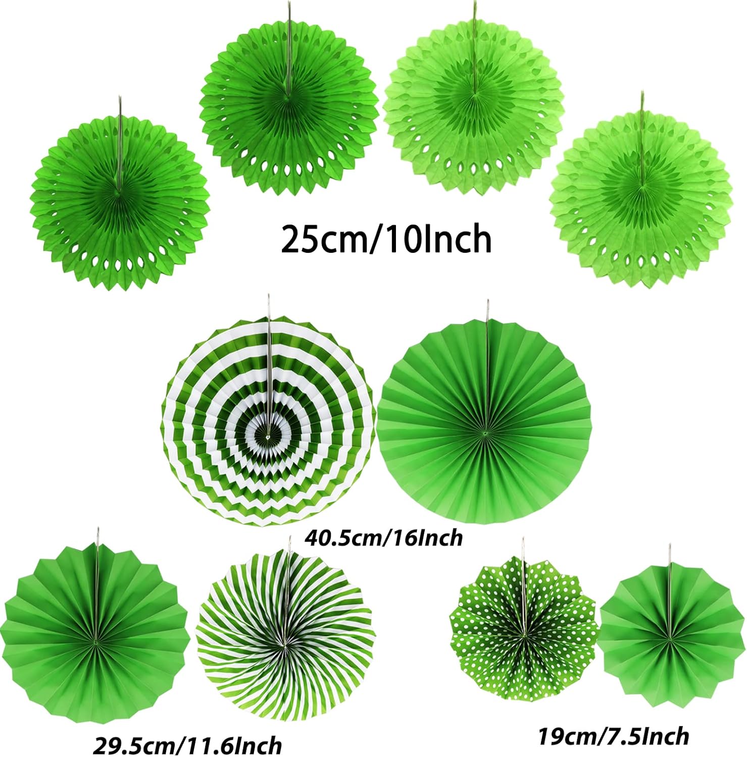 ZERODECO Green and Light Green Party Decorations