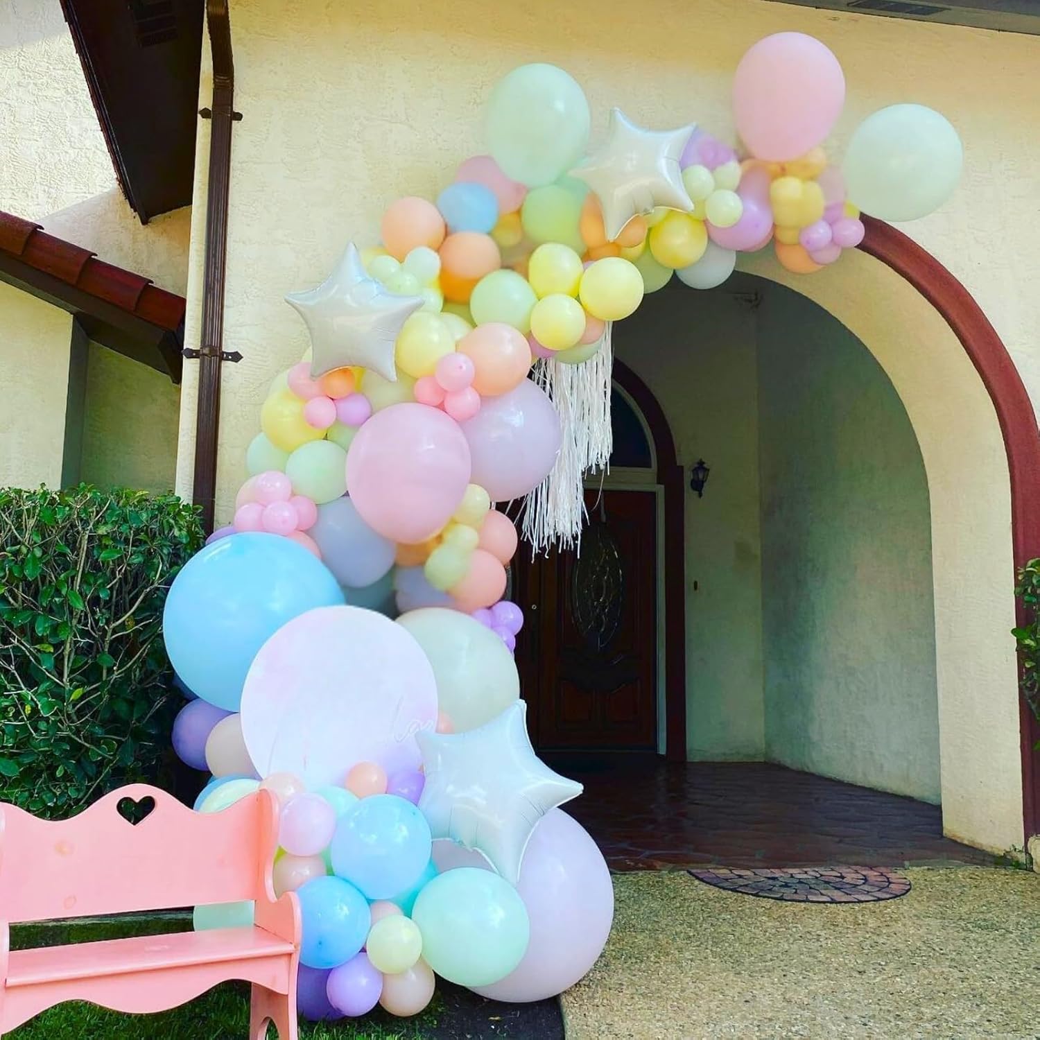 FEYG Pastel Balloons 12 Inch Rainbow Kit
