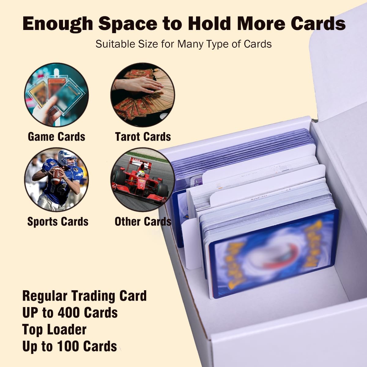 NUMINA 7 Pack Card Storage Boxes for Trading and Collectible Cards