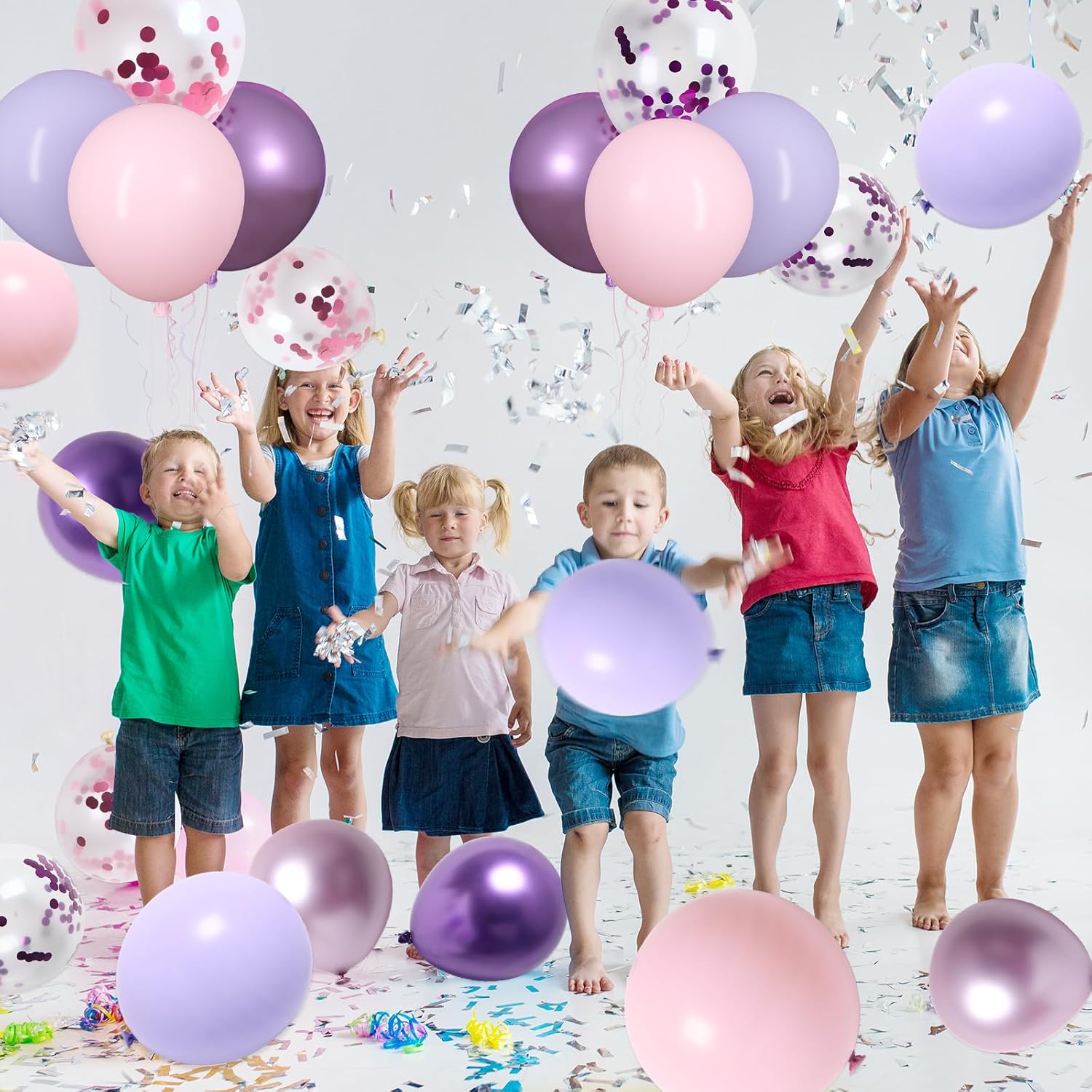 RUBFAC 65 Pcs 12 Inches Balloon Arch Garland Kit