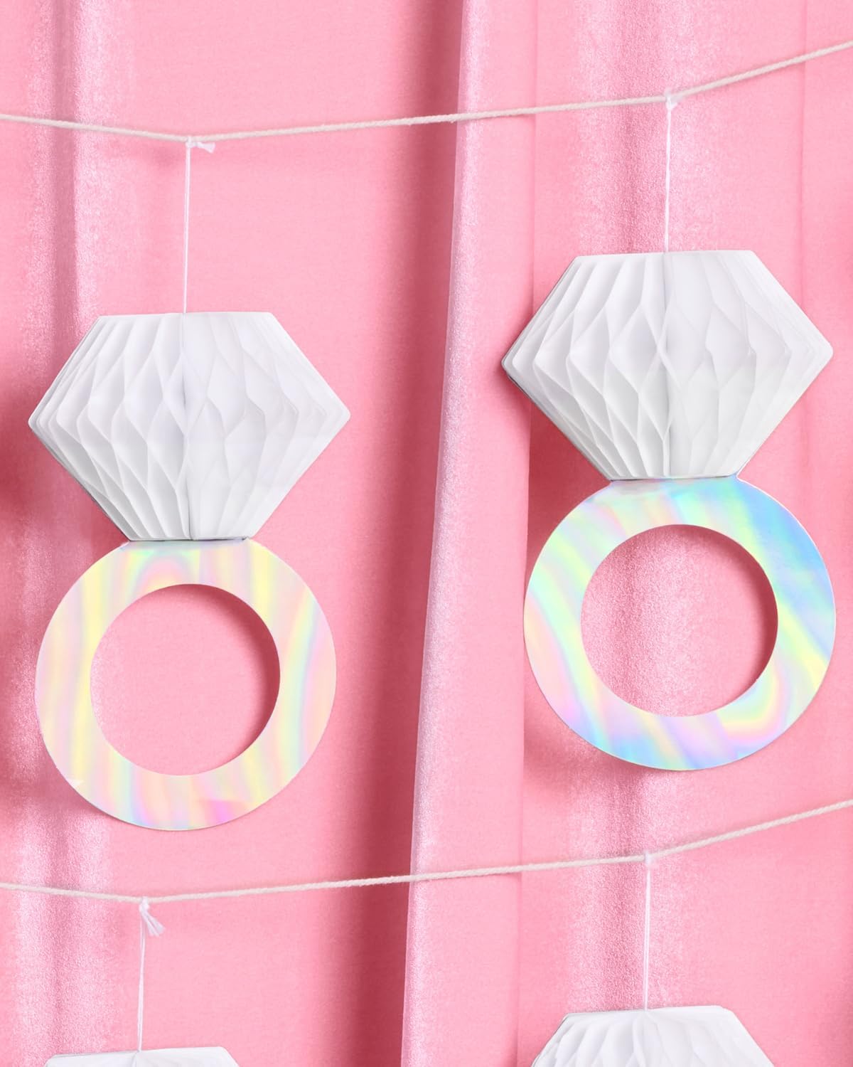 Xo Fetti Diamond Ring 3D Banner 5 Ft