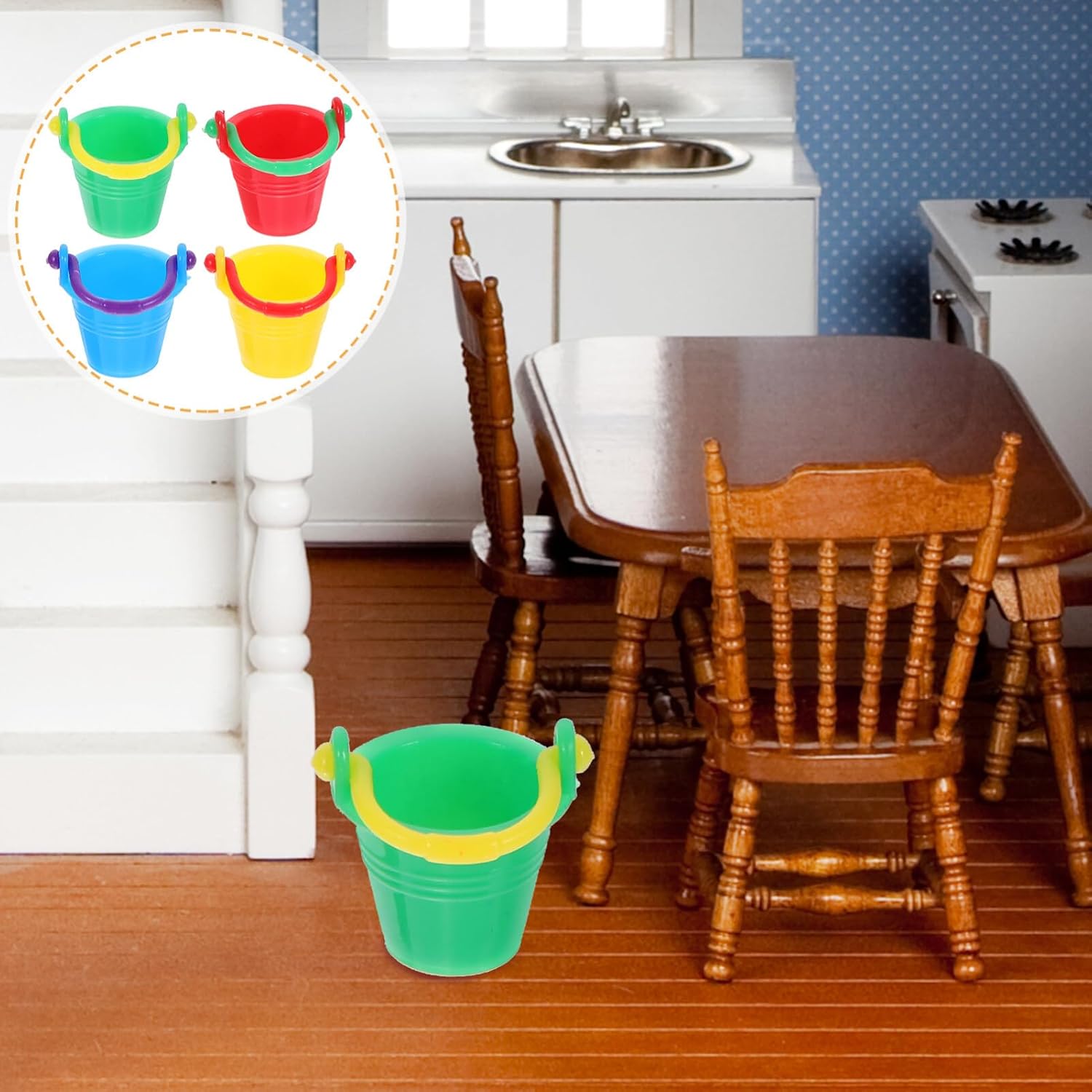 UPKOCH 20PCS Miniature Buckets 112 Scale