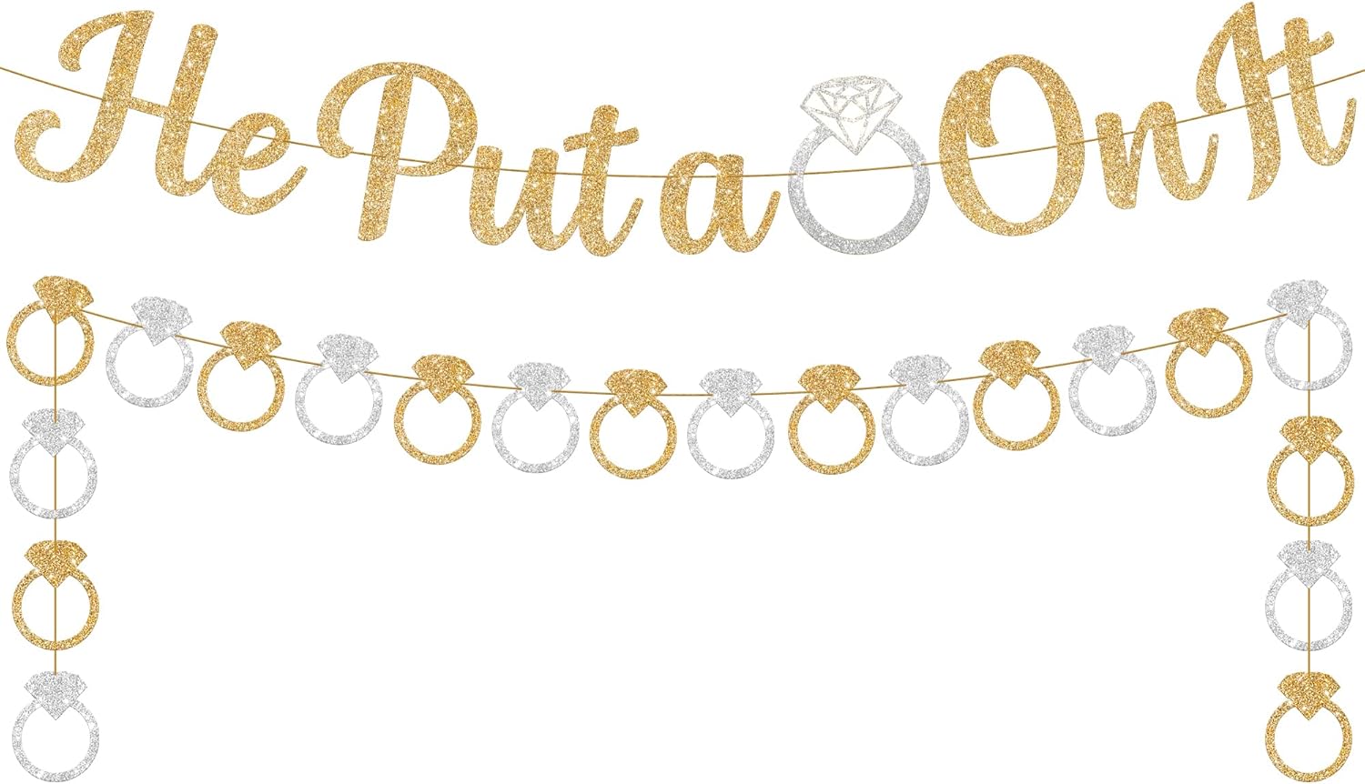 KatchOn He Put a Ring On It Banner 10 Feet