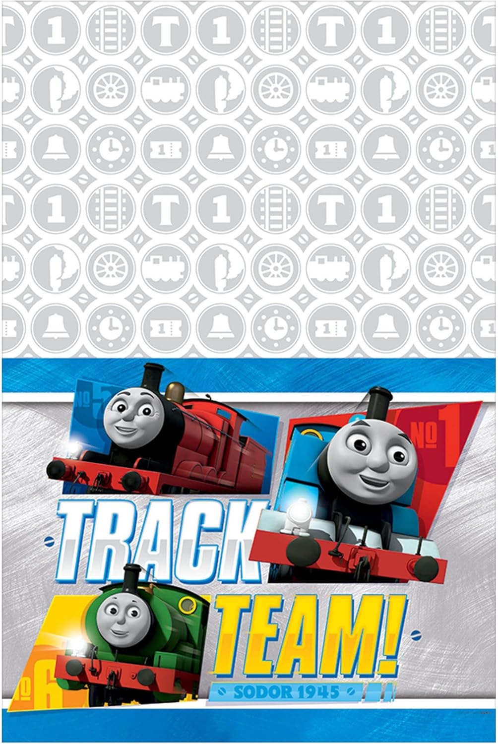 Deluxe Thomas Friends All Aboard Table Cover 54x96