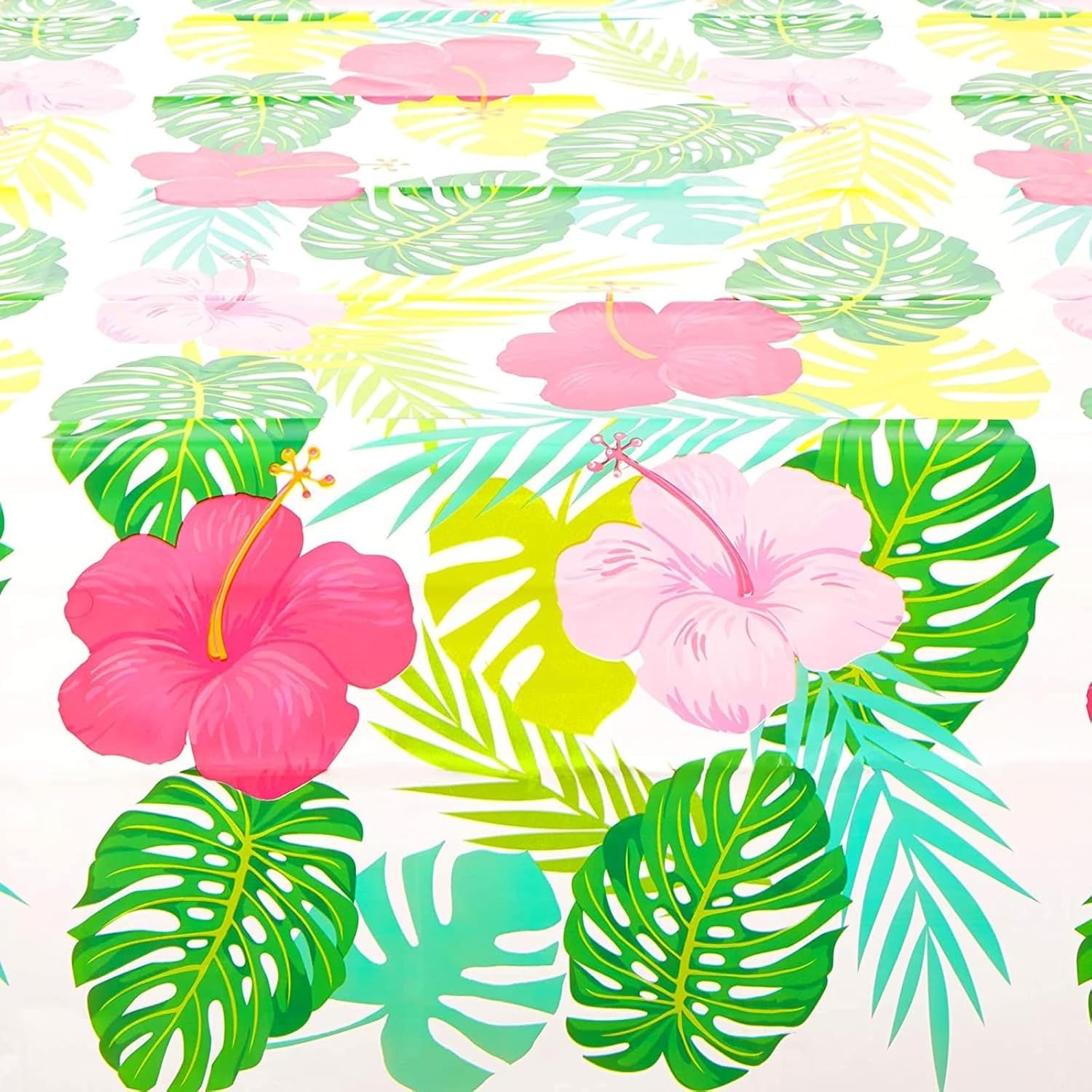 Sparkle and Bash 3 Pack Tropical Tablecloths 54x108 Inch