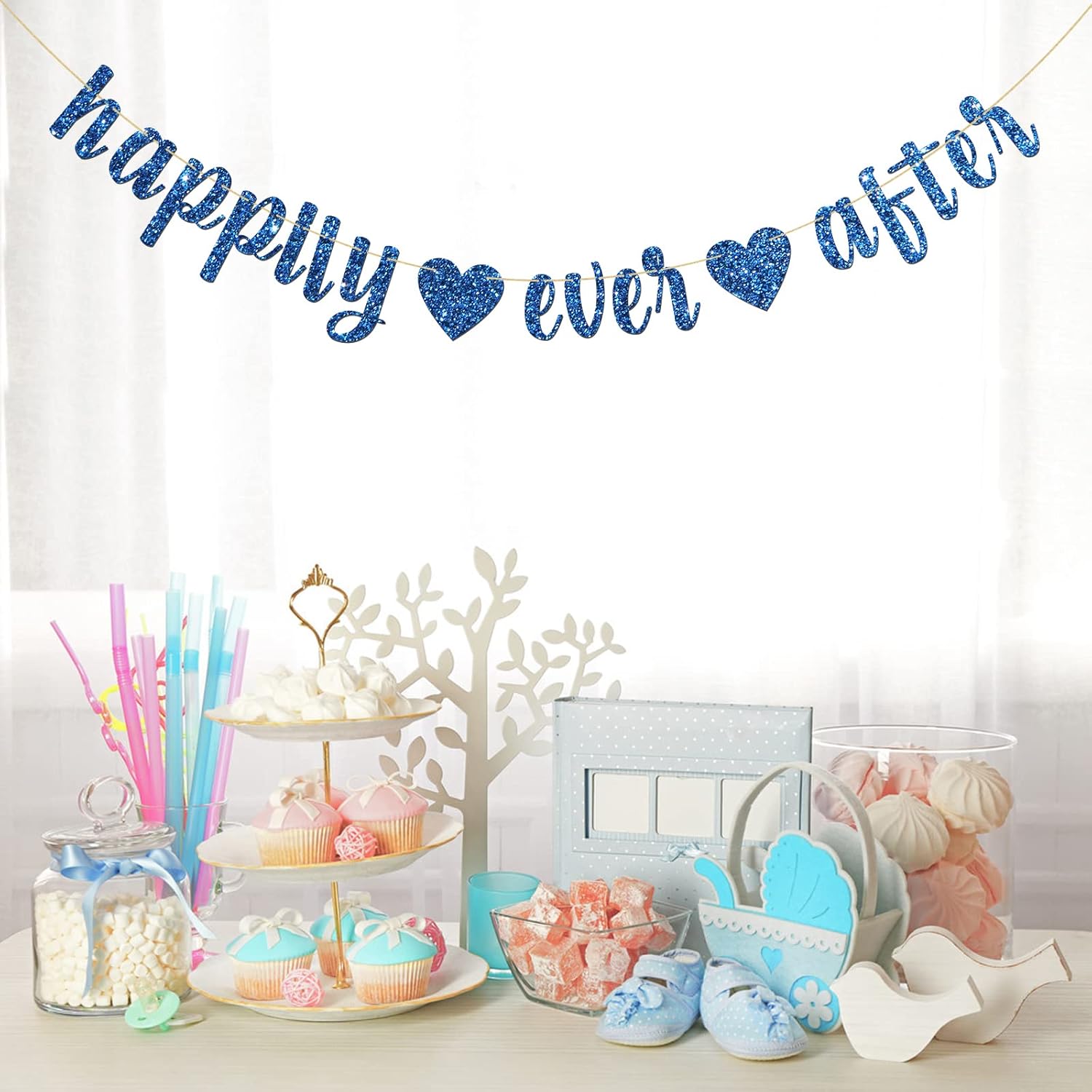 Halodete Belrew Glittery Blue Banner