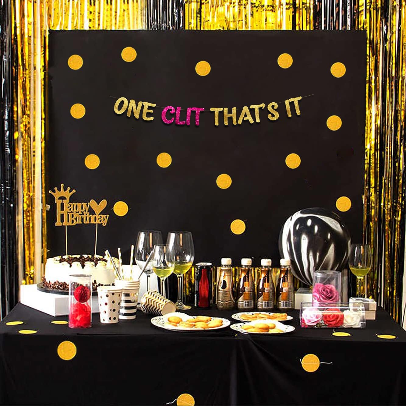 Sterling James Co Bachelor Party Glitter Banner 5 Feet