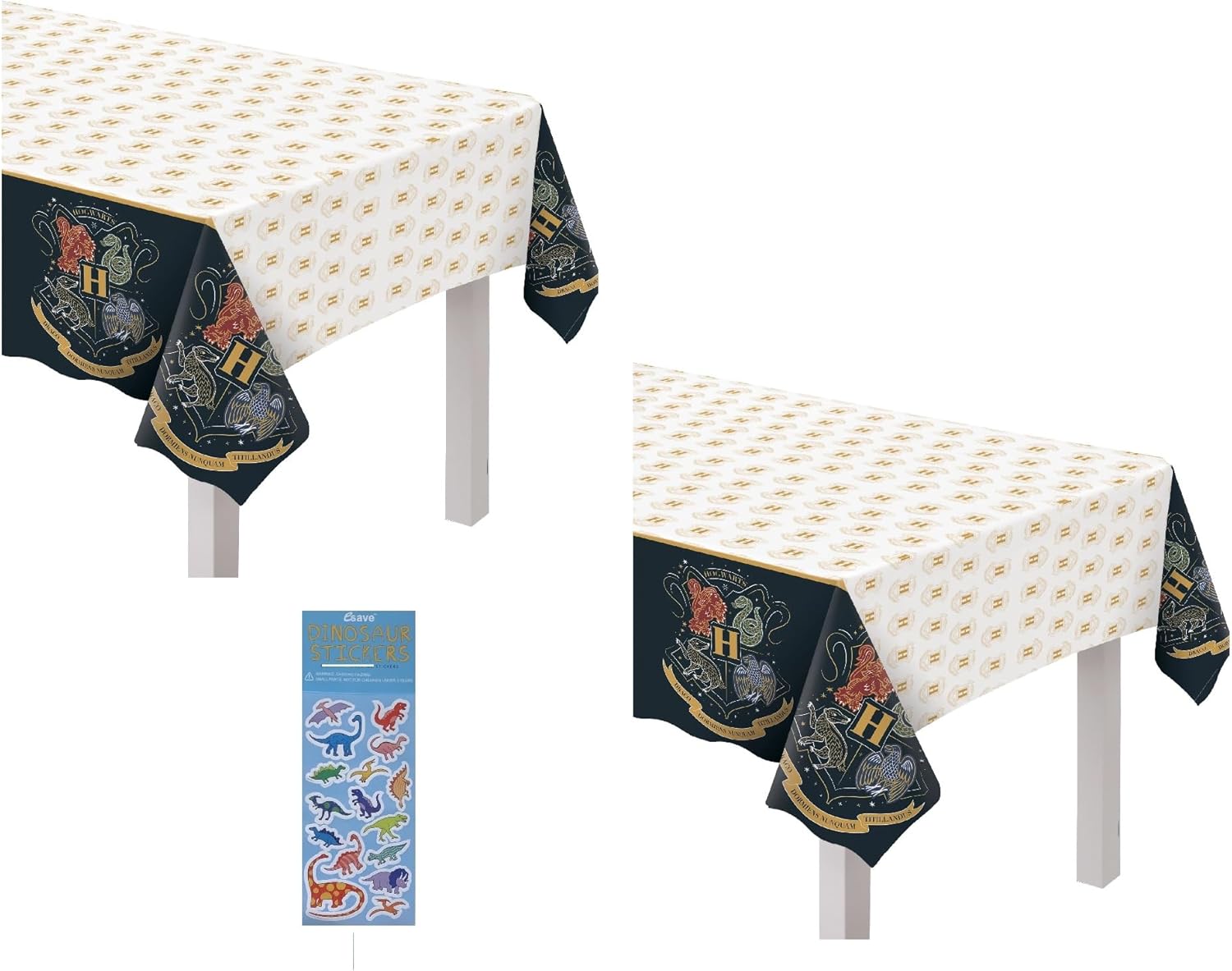 Amscan Harry Potter Hogwarts Birthday Party Supplies Bundle 2 Table Covers