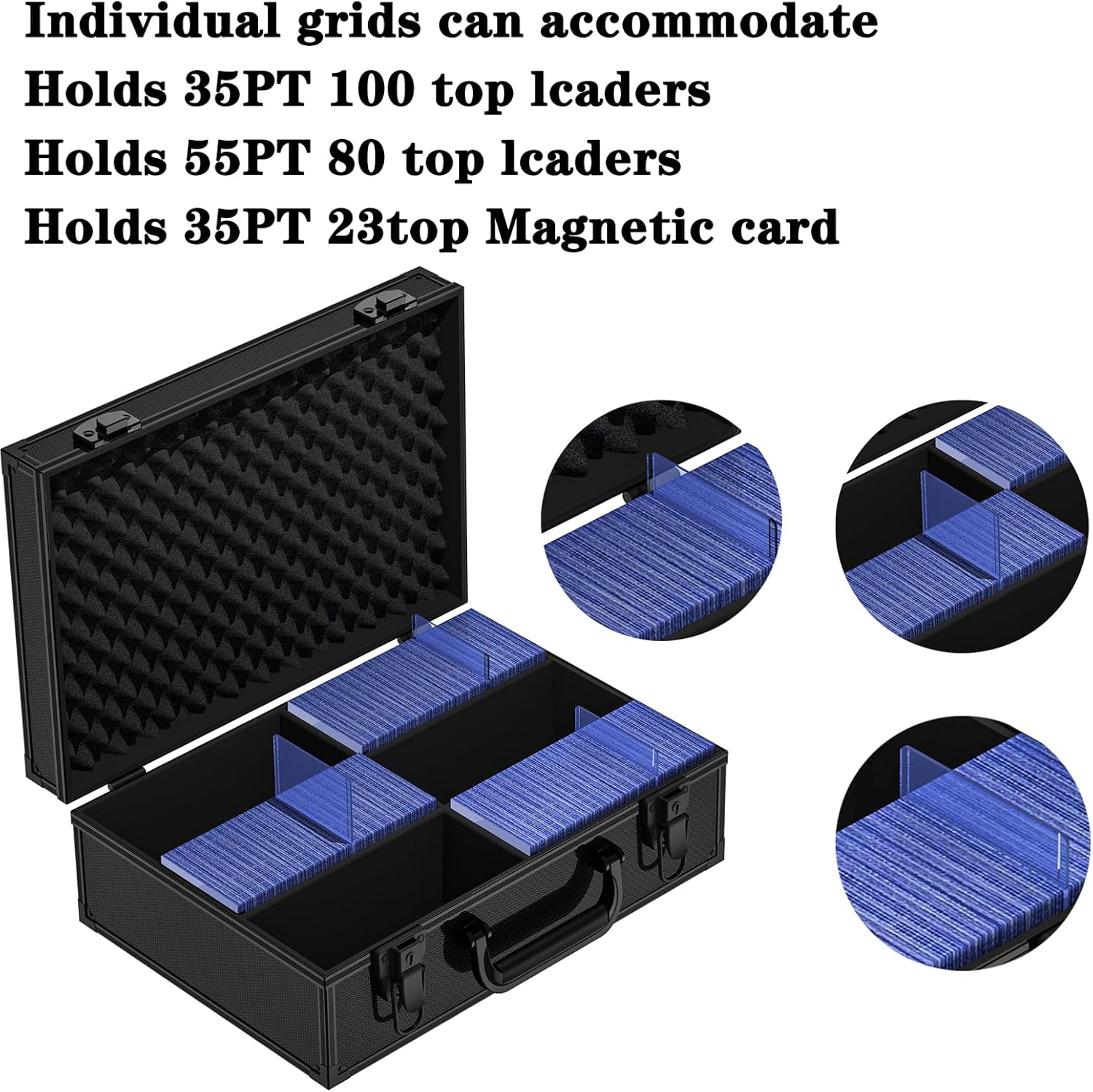 VOKOKOYA Toploader Storage Box for 35pt Cards