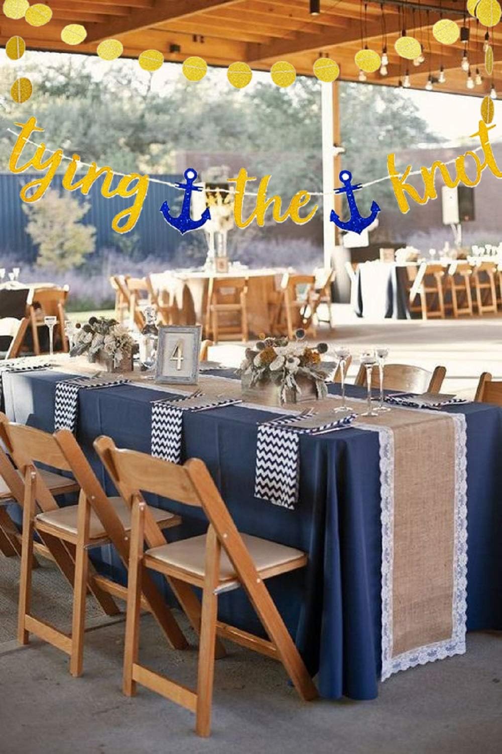 LaVenty Tying the Knot Banner Set of 2