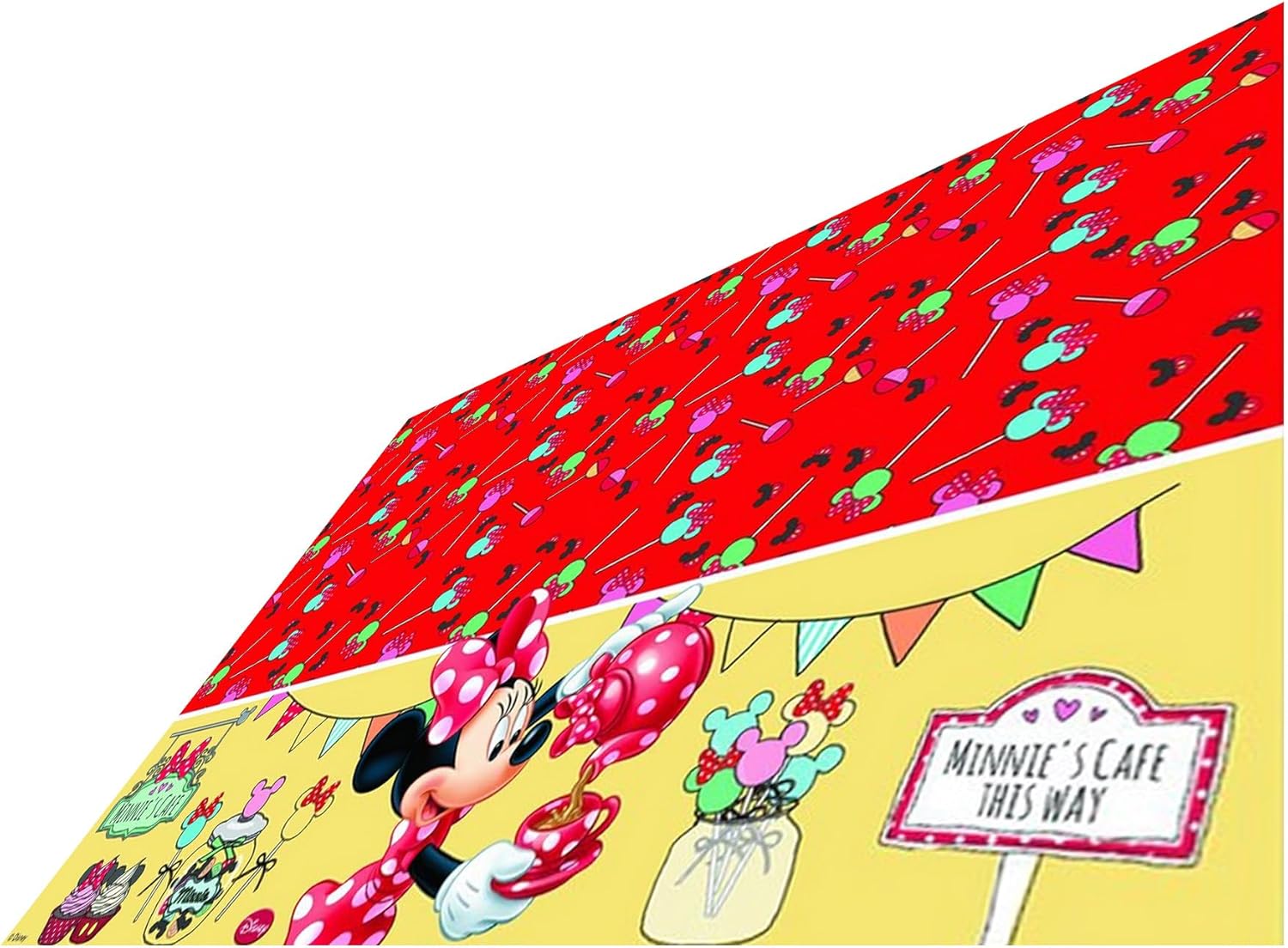 Unique Party 71817 Disney Minnie Mouse Tablecloth 18m x 12m