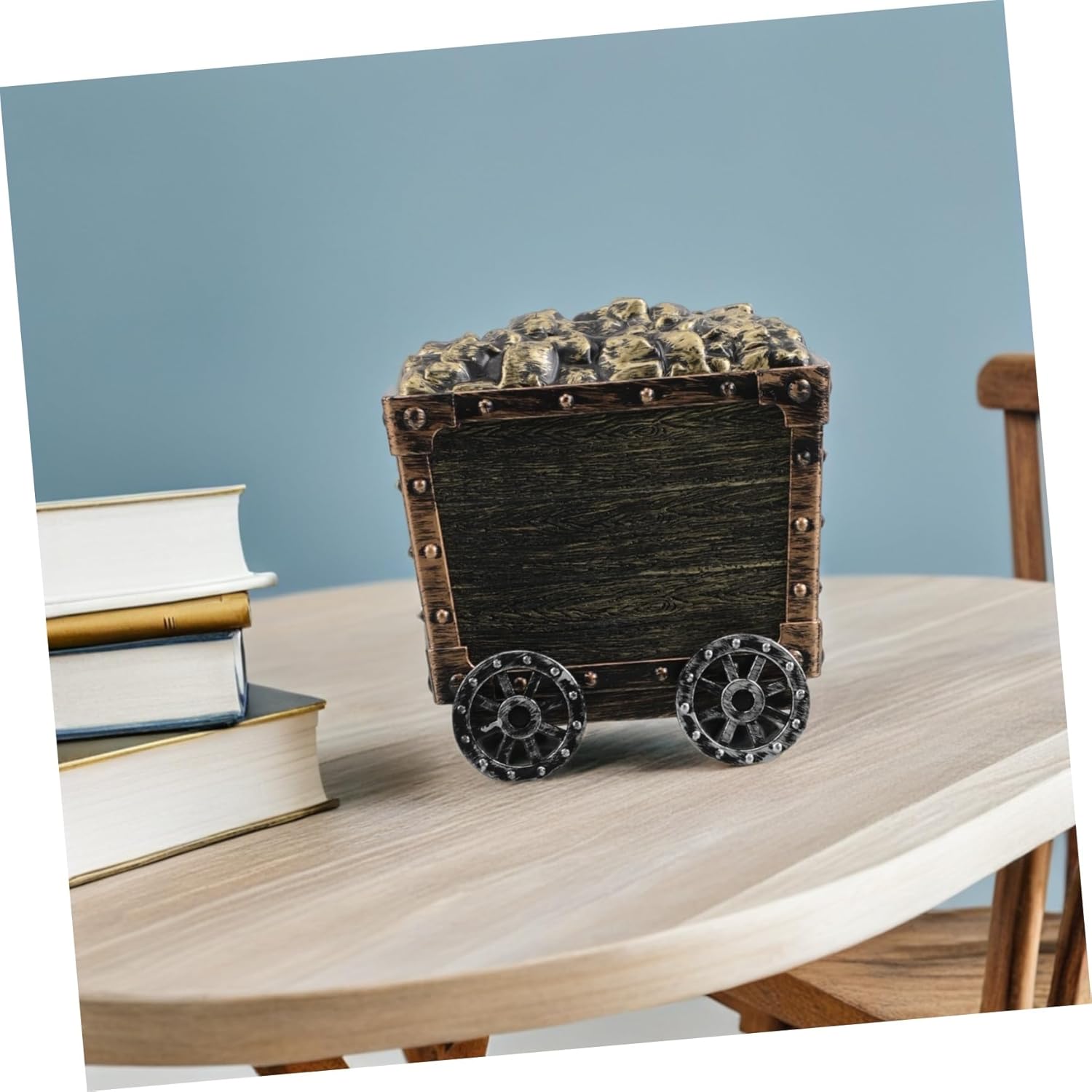 VICASKY Miniature Mining Cart Storage Box