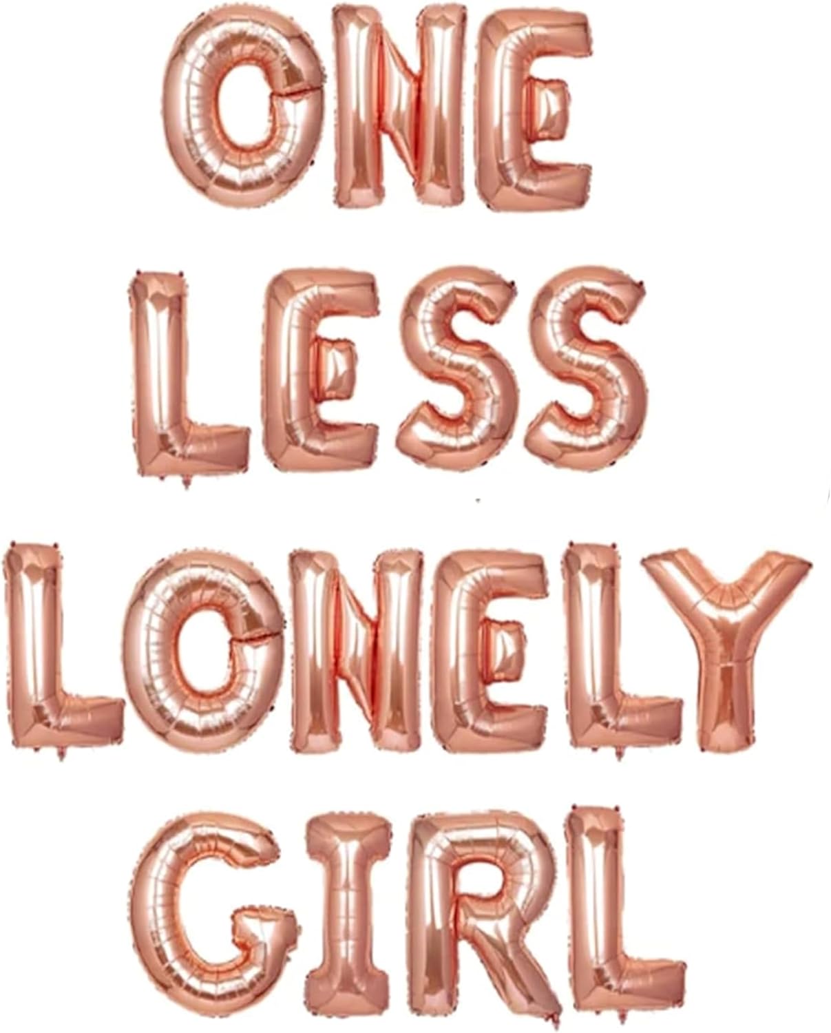 One Less Lonely Girl Bachelorette Decor Banner