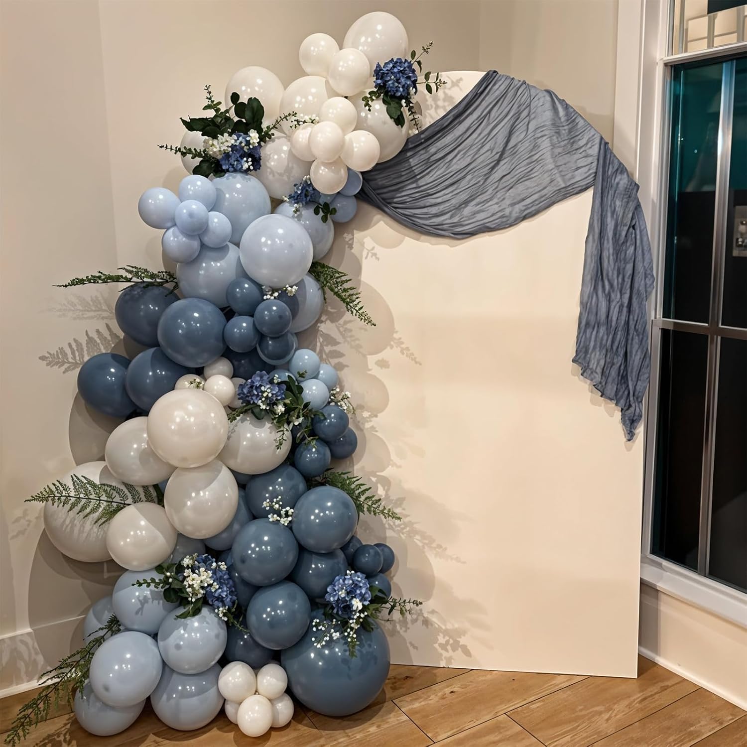 Togvu Dusty Blue Balloons 12 Inch Party Set