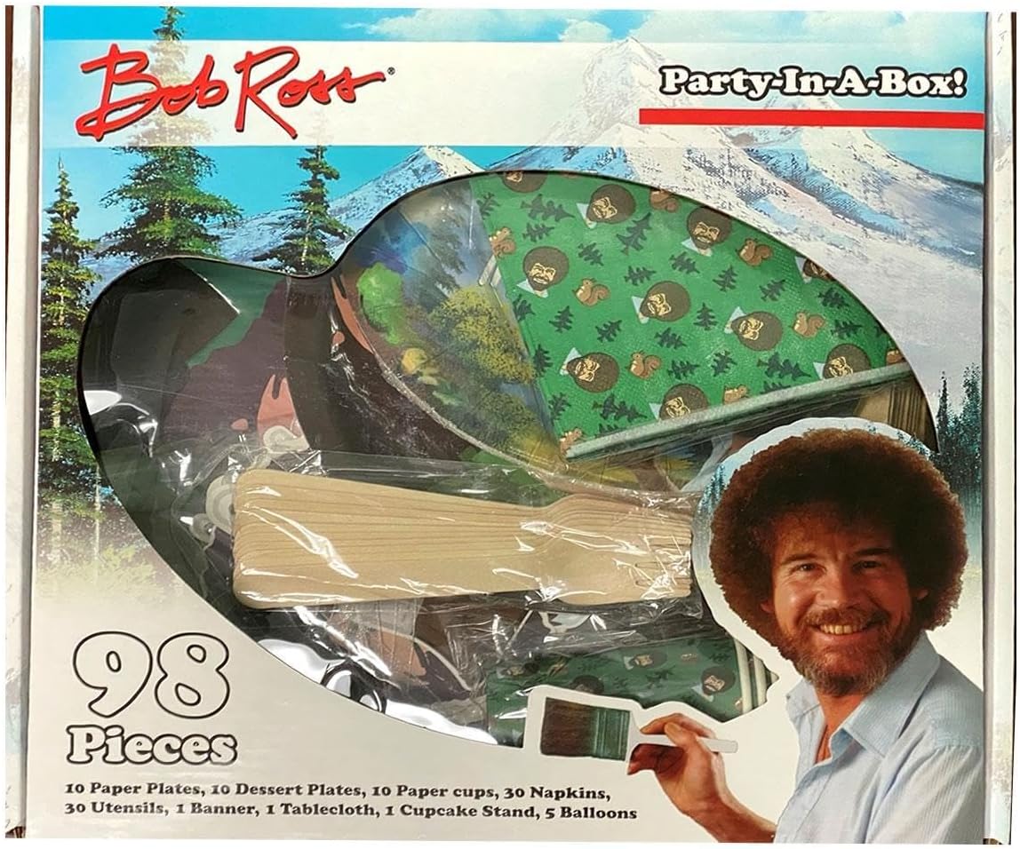 Mighty Mojo Bob Ross Party In A Box Kit