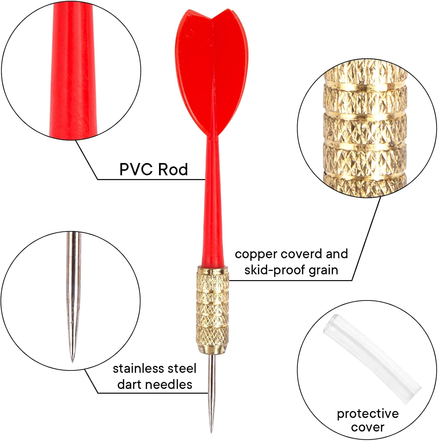 LovesTown 500Pcs Darts Balloons Party Decor