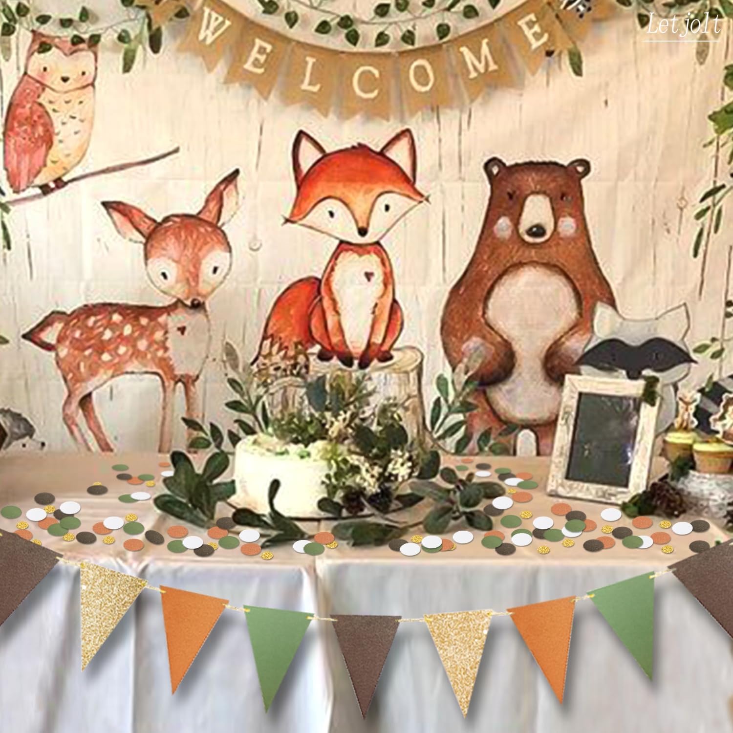 Letjolt Triangle Banner Party Decoration 10ft 15pcs