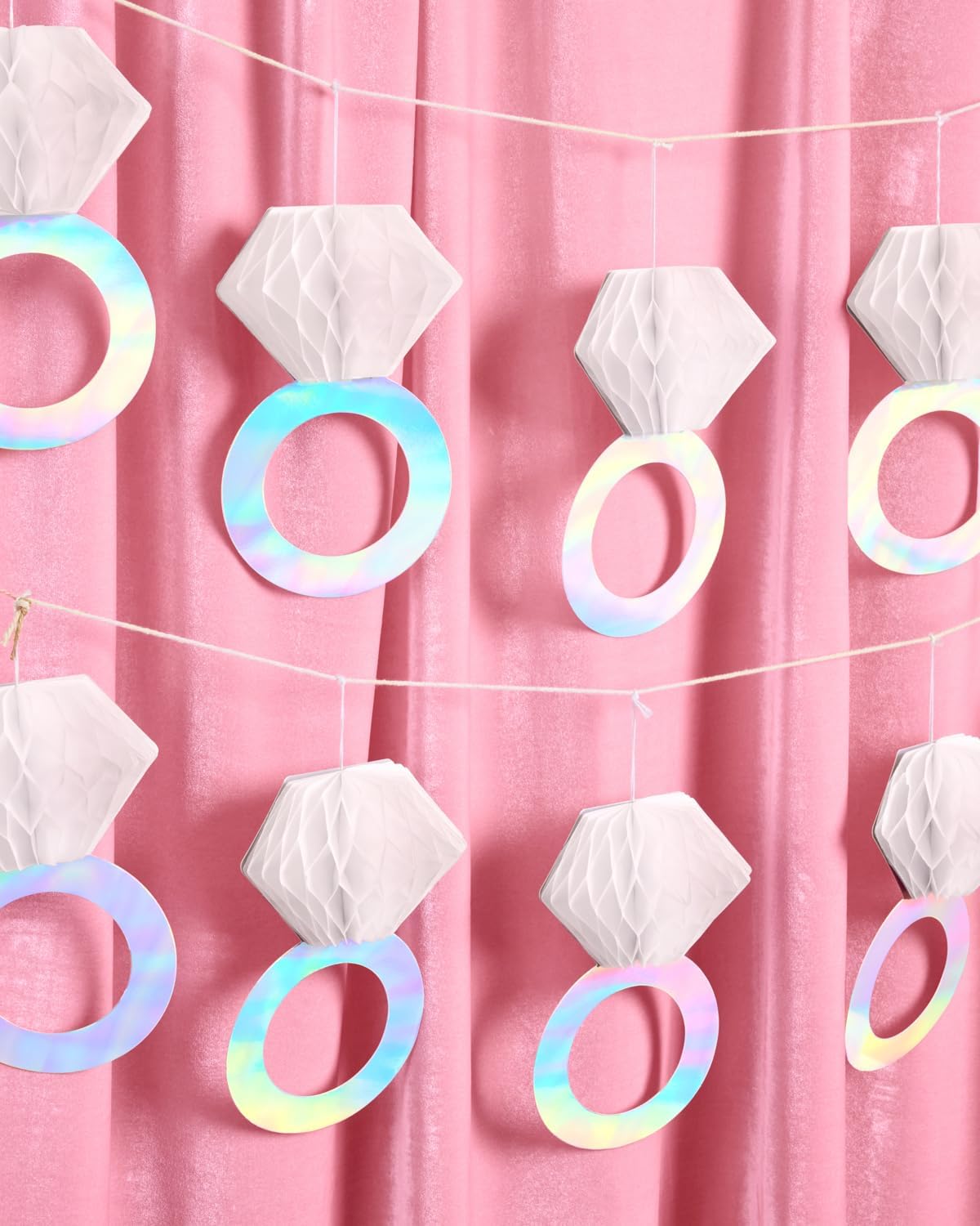 Xo Fetti Diamond Ring 3D Banner 5 Ft
