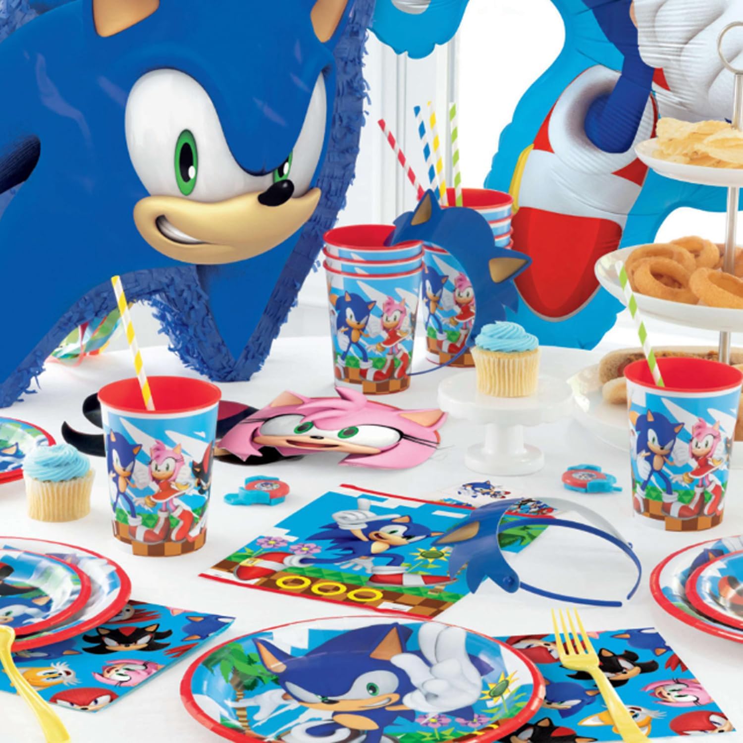 Sonic The Hedgehog Party Table Covers 2-Pack