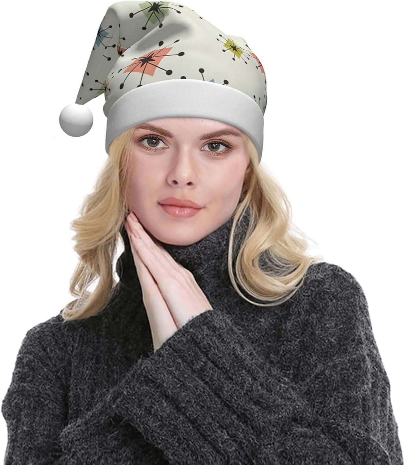 QINZHENG Abstract Geometric Santa Hat