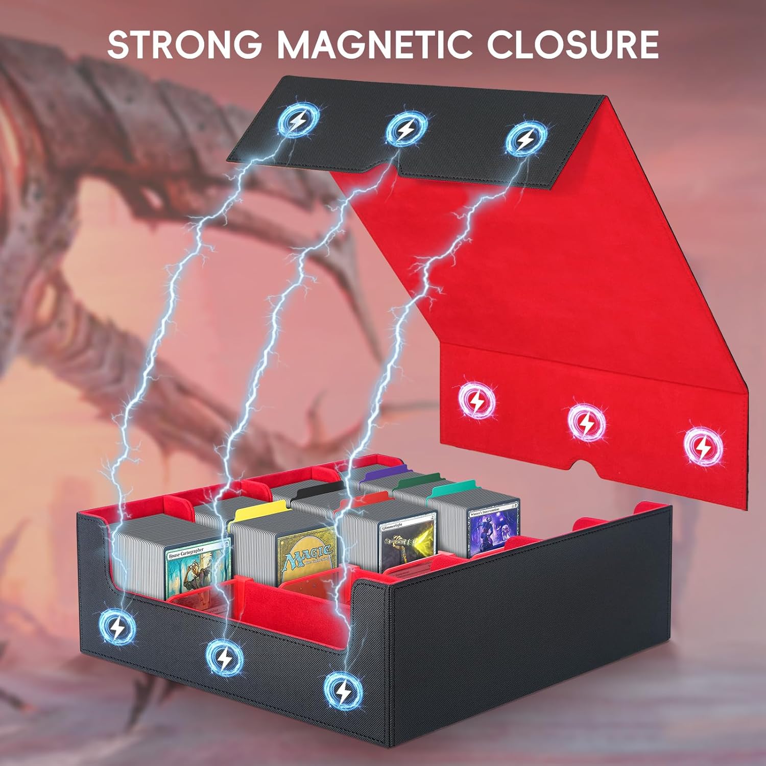 Trading Card Storage Box With 3000 Capacity