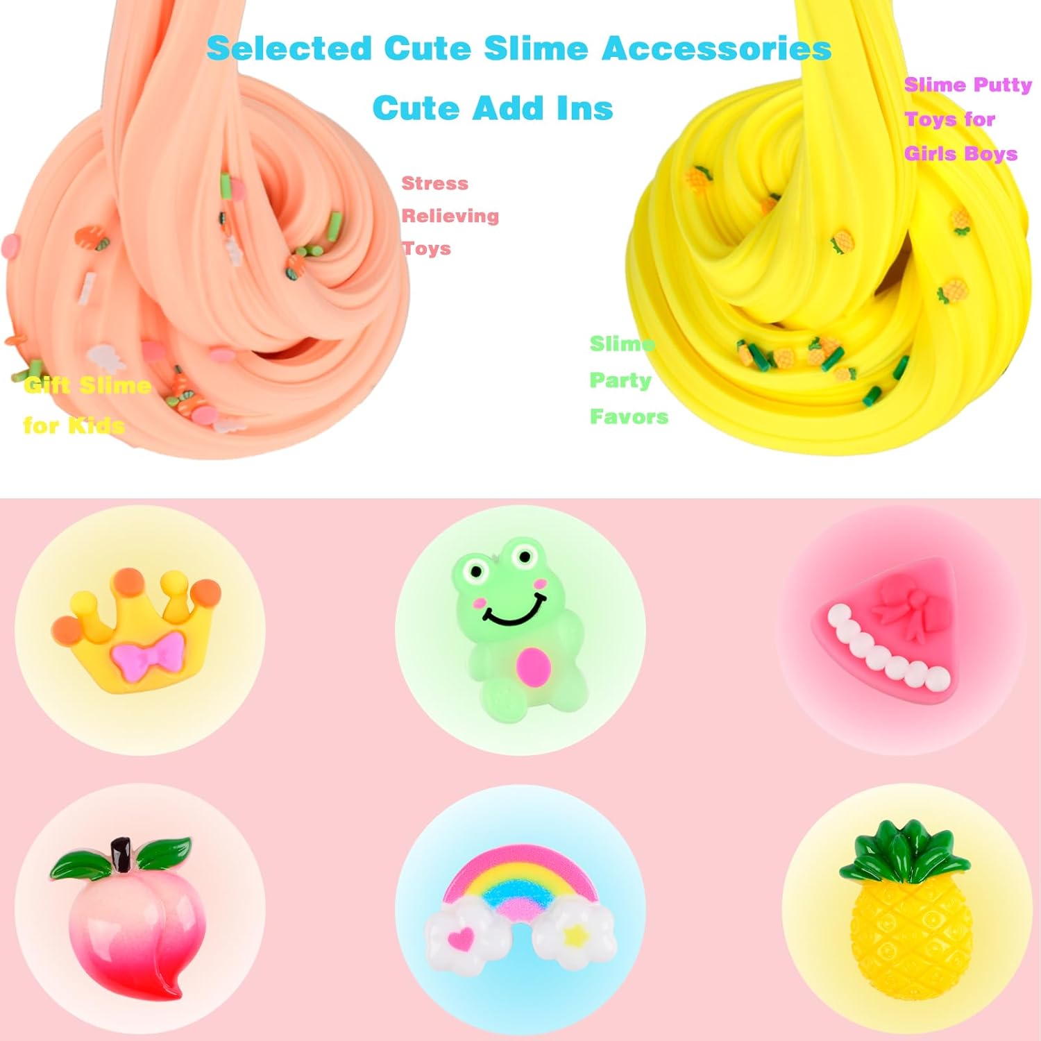 WuHuanNiu 15 Pack Mini Butter Slime Kit