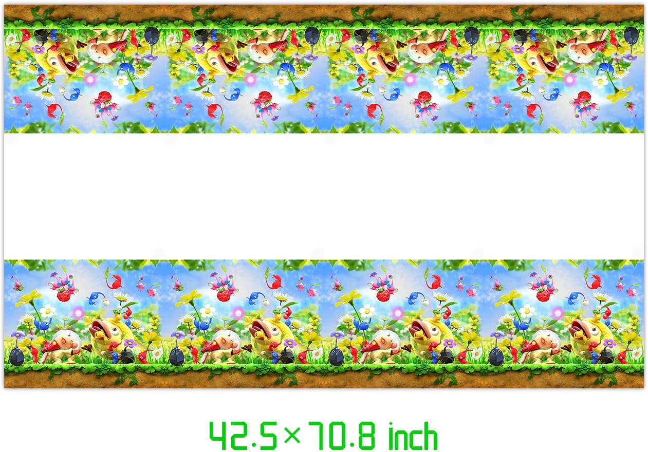 2Pcs Sonic Tablecloth Disposable Tablecover for Birthday Party