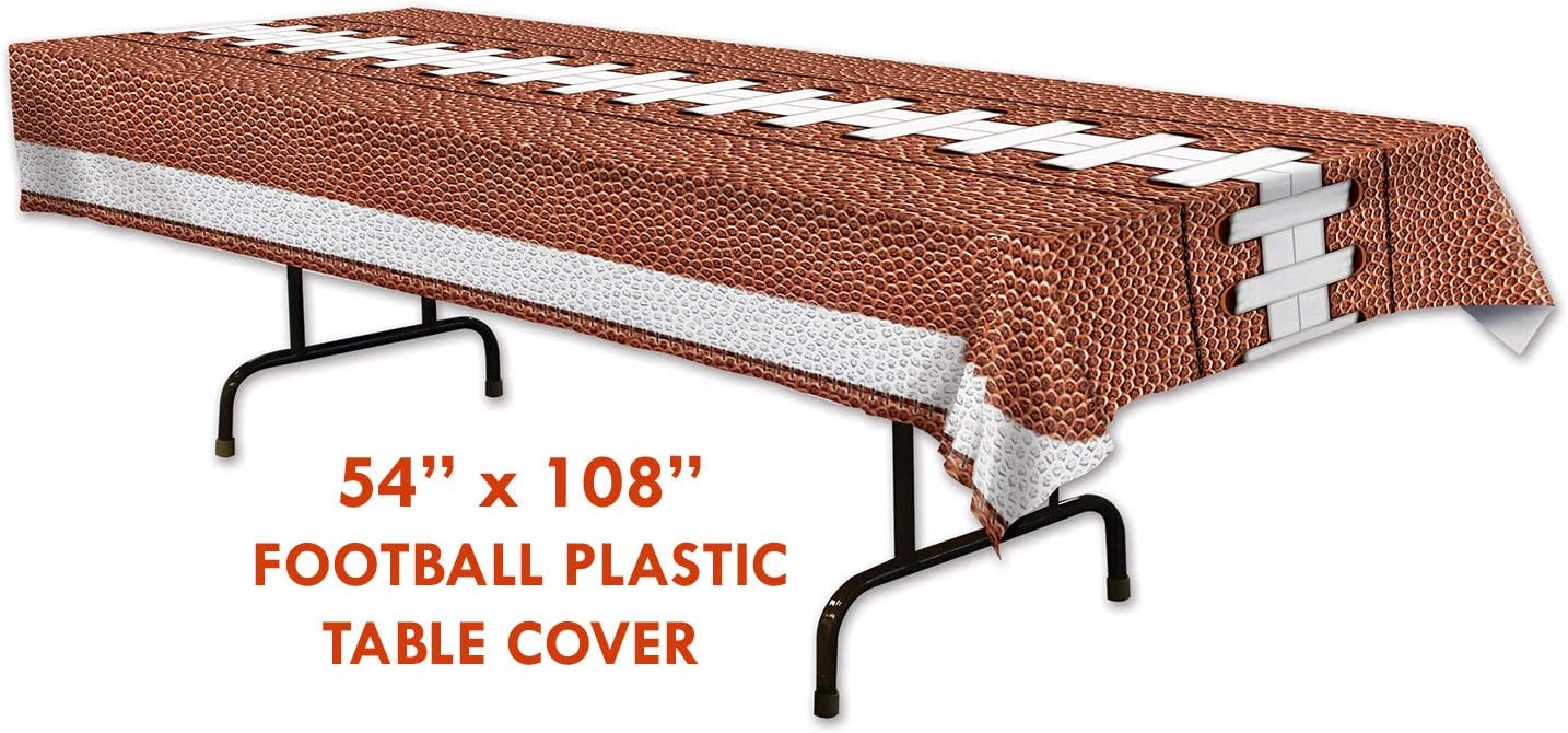 Football Party Supplies 54x108 Table Cover 2 Pack