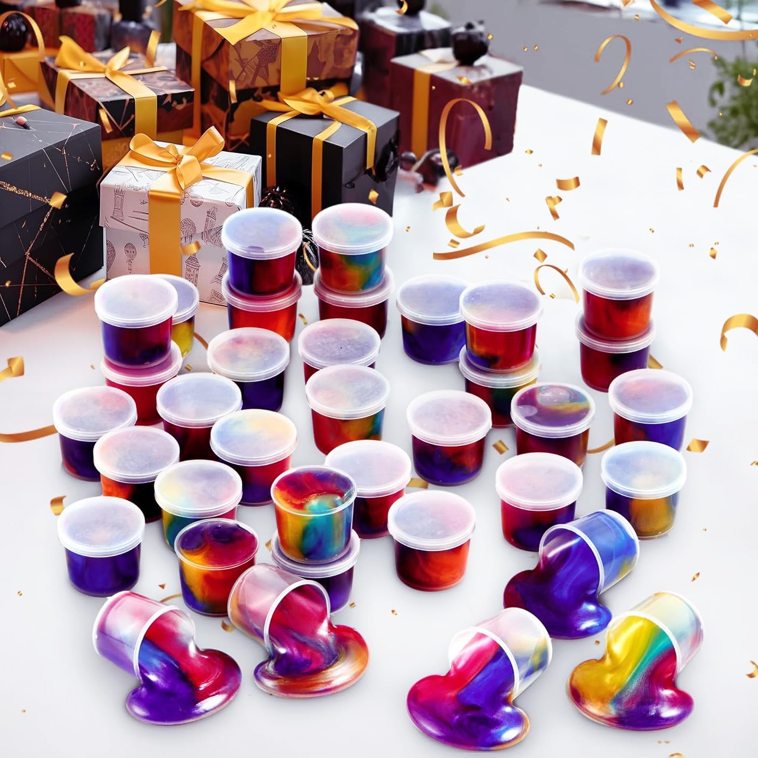 24 Pack Galaxy Slime Party Favors for Kids