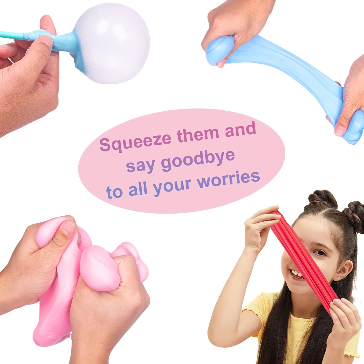 WuHuanNiu 15 Pack Mini Butter Slime Kit