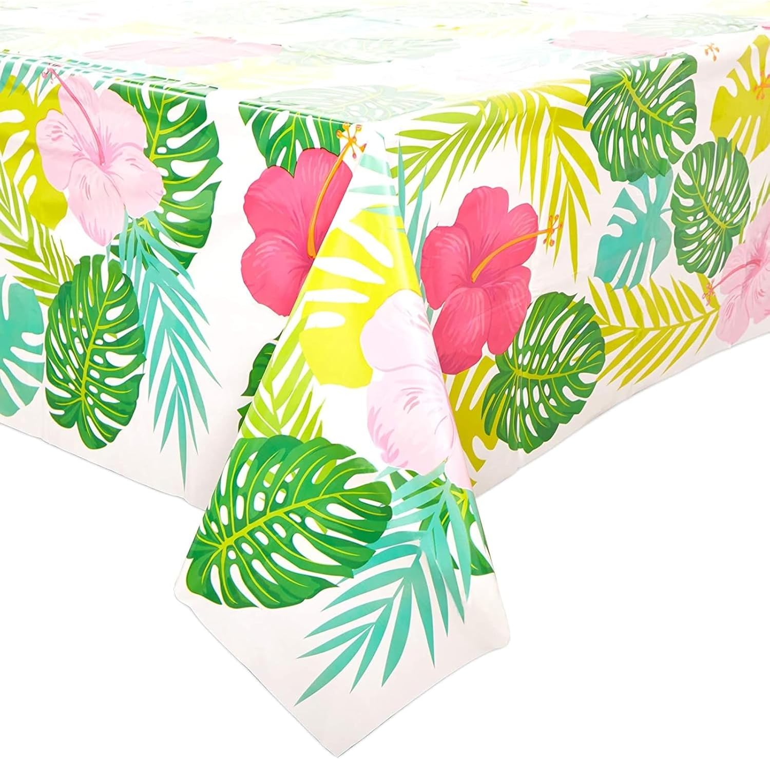 Sparkle and Bash 3 Pack Tropical Tablecloths 54x108 Inch
