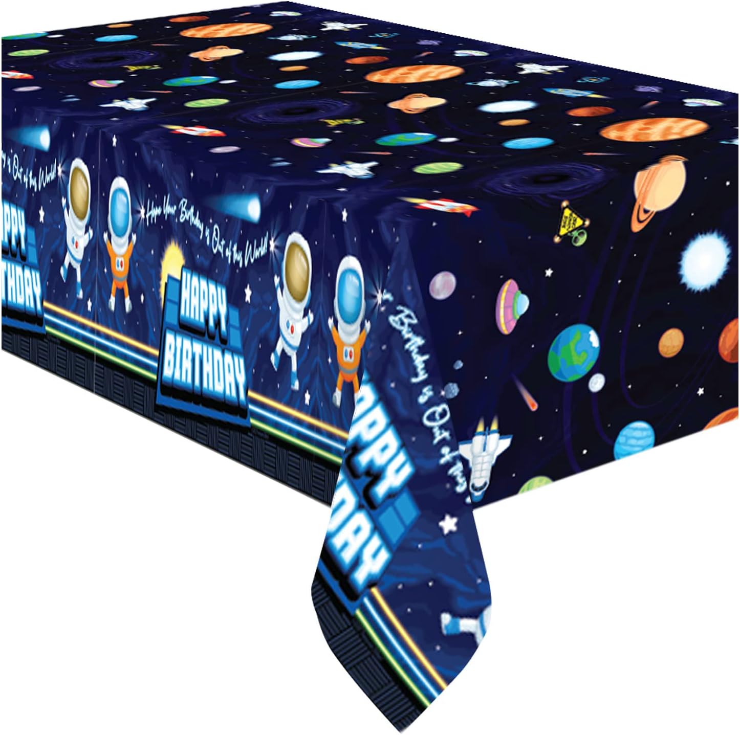 Treasures Gifted Outer Space Tablecloth 54x108 Inches