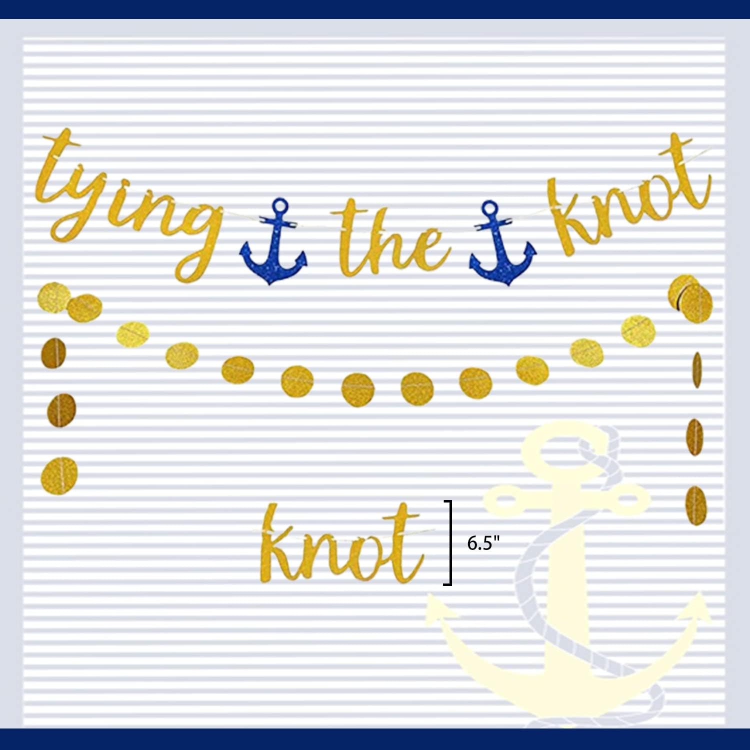 LaVenty Tying the Knot Banner Set of 2