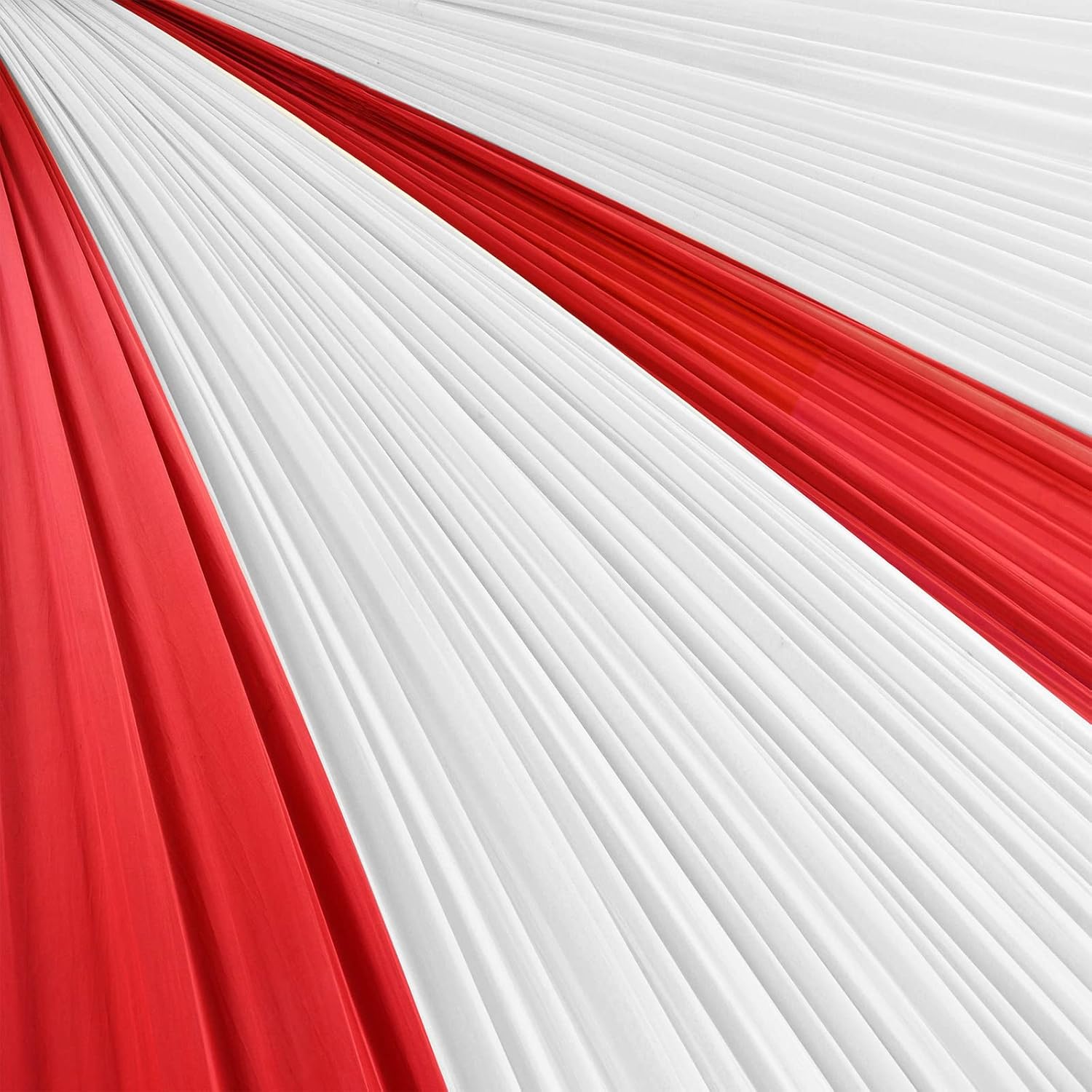Moukeren 40 x 100 Plastic Tablecloth Roll White Red 2 Roll