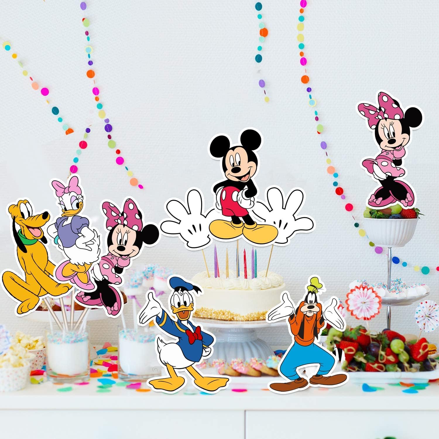 Mickey Birthday Centerpieces Decor Set 32PCS