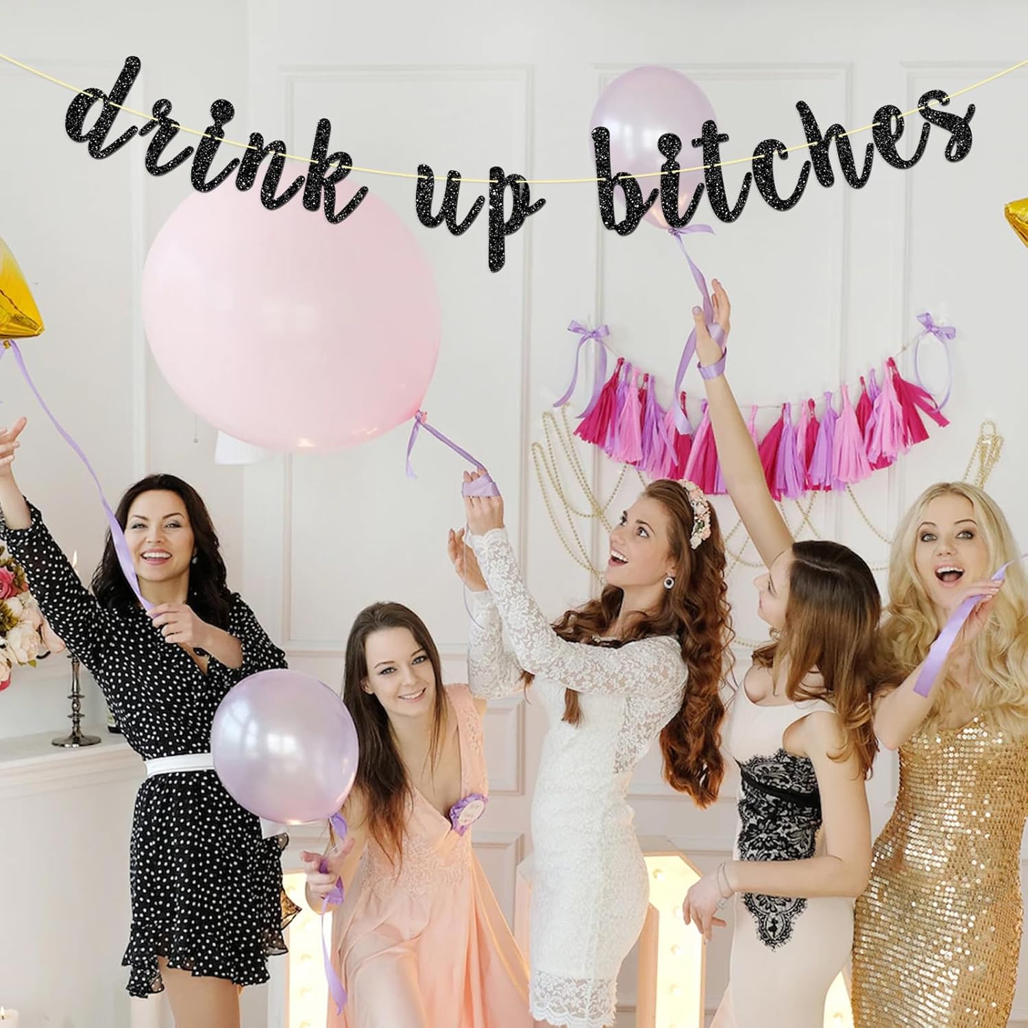 Dill-Dall Drink Up Banner Party Decorations