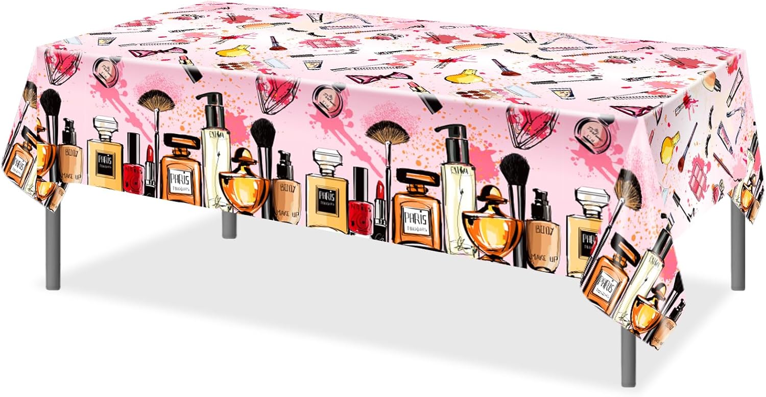Adirasenotek 3Pcs Spa Makeup Party Tablecovers