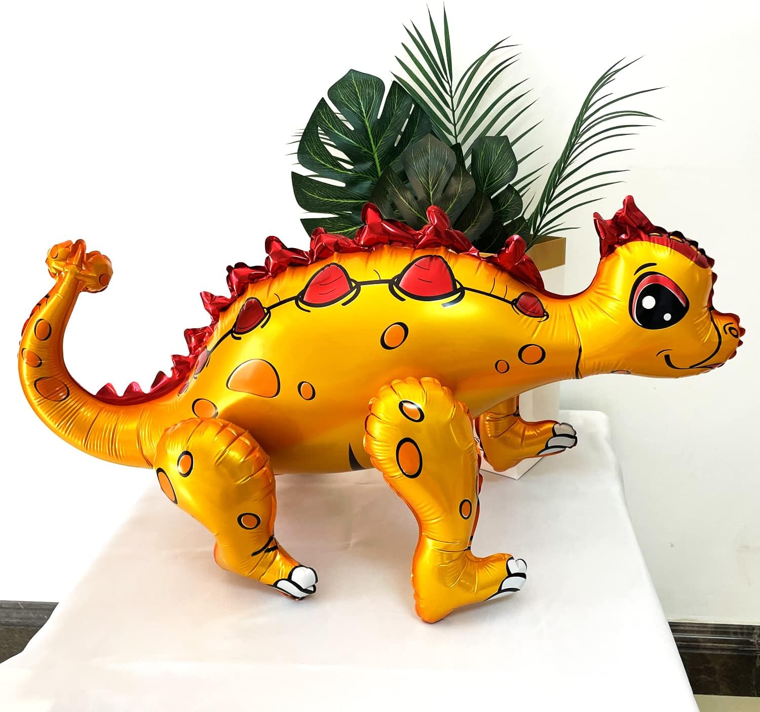 Giant 3D Dinosaur Balloons for Birthday Decorations 4 Pack