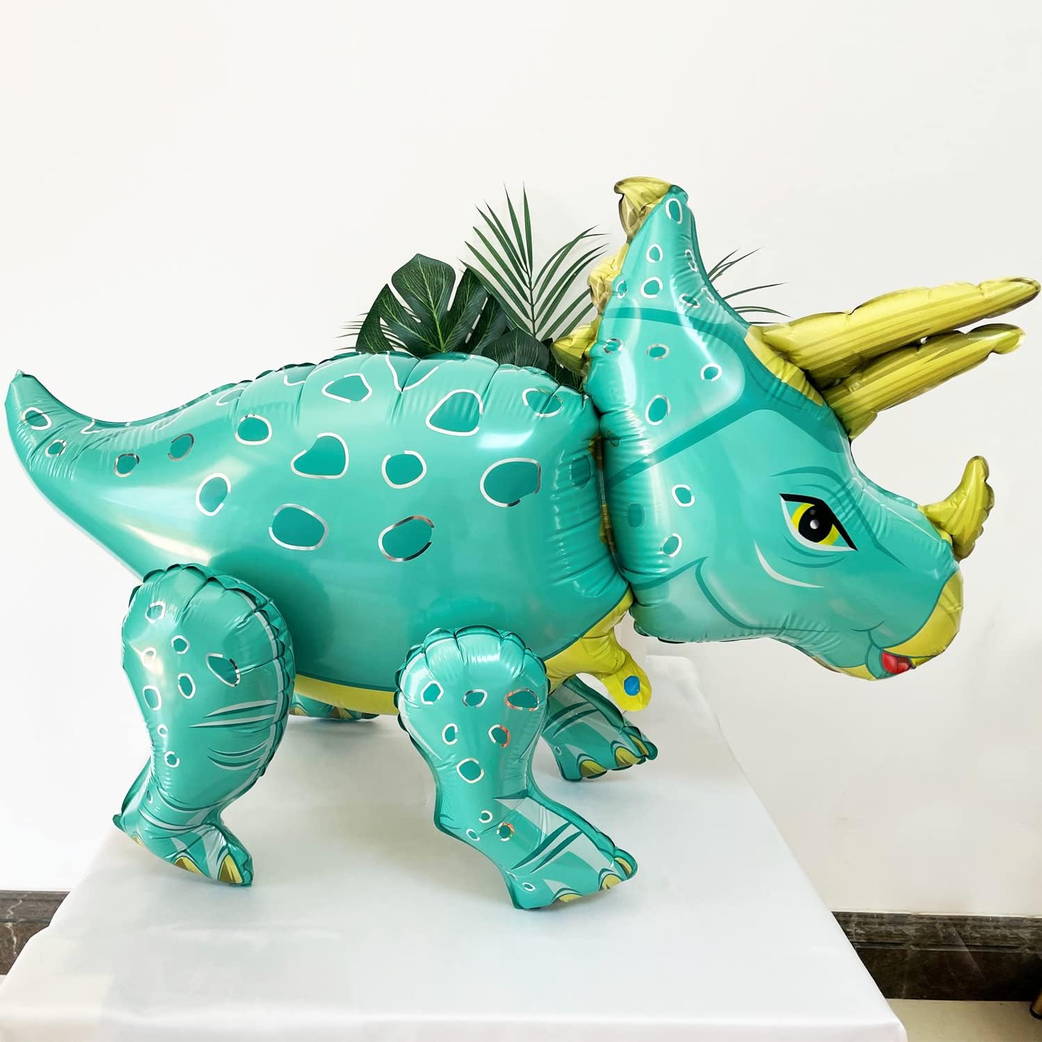 Giant 3D Dinosaur Balloons for Birthday Decorations 4 Pack