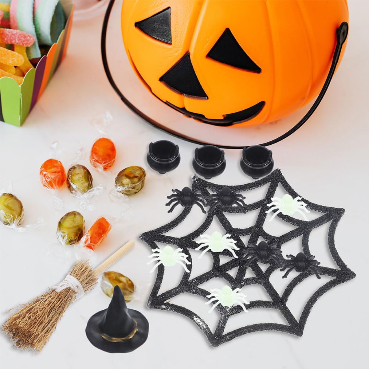 PRETYZOOM 2Sets Halloween Witch Ornament DIY Decor for Dollhouses