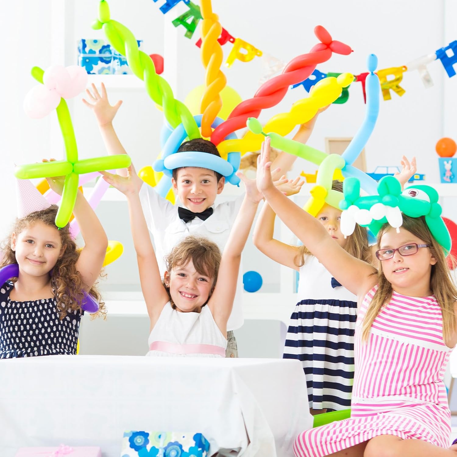 Koogel 400PCS Long Balloons for Balloon Animals and Decor