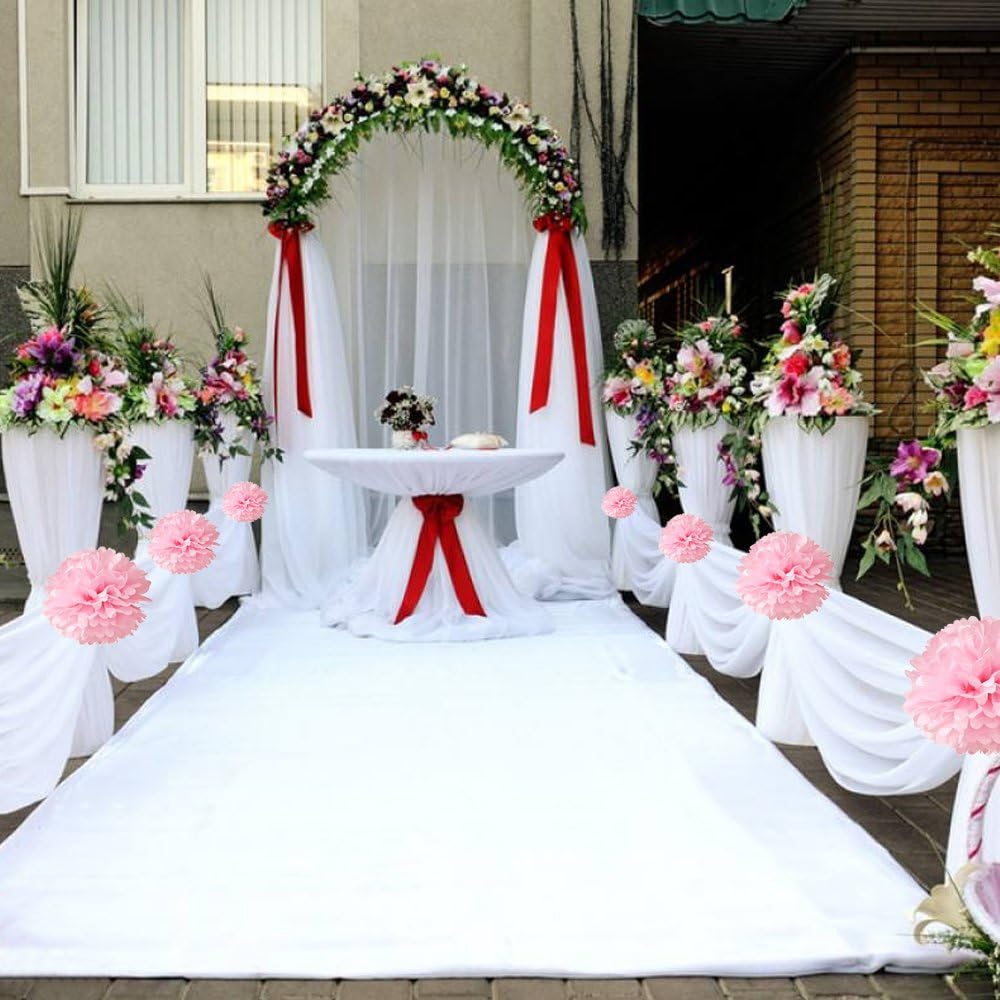 10pcs Tissue Paper Pom Poms Wedding Party Decor
