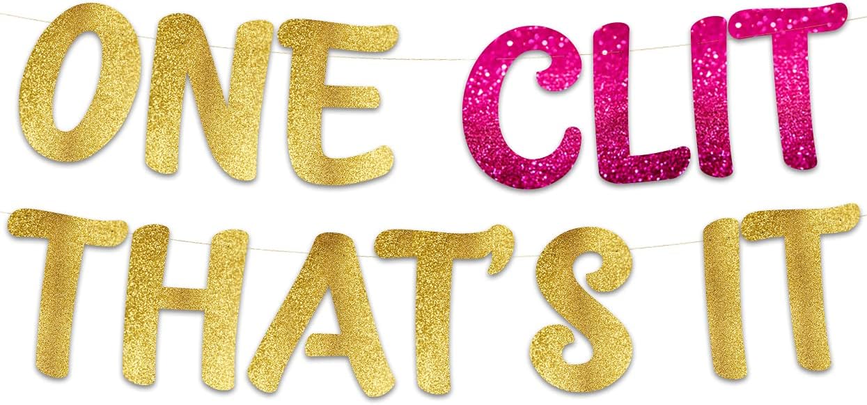 Sterling James Co Bachelor Party Glitter Banner 5 Feet