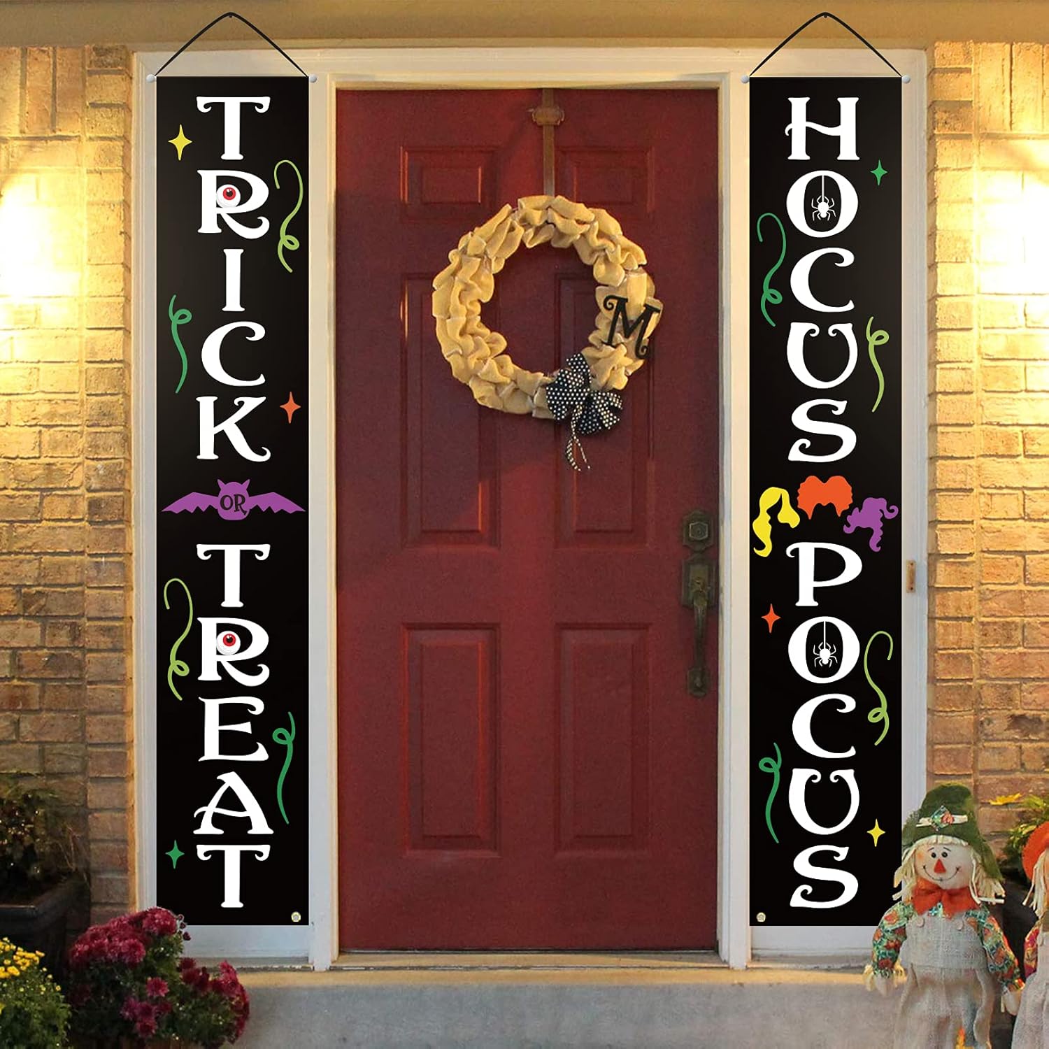 DAZONGE Halloween Decorations Outdoor and Indoor Banners