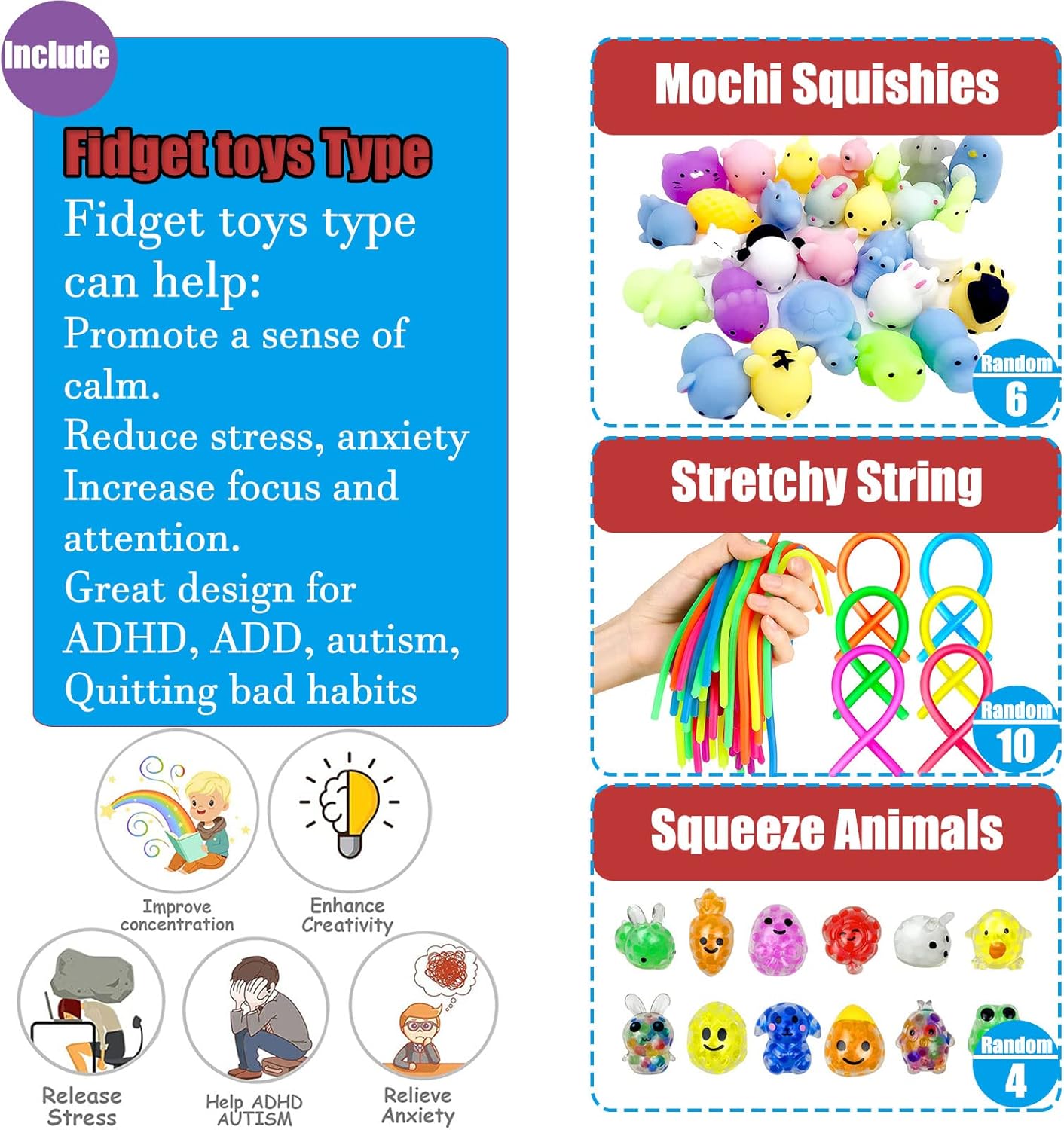 Leeche Premium Party Favors Toy Pack for Kids