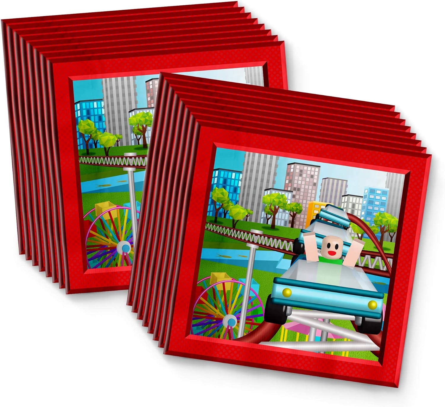 Robot Blocks Party Supplies Set for 16 Guests