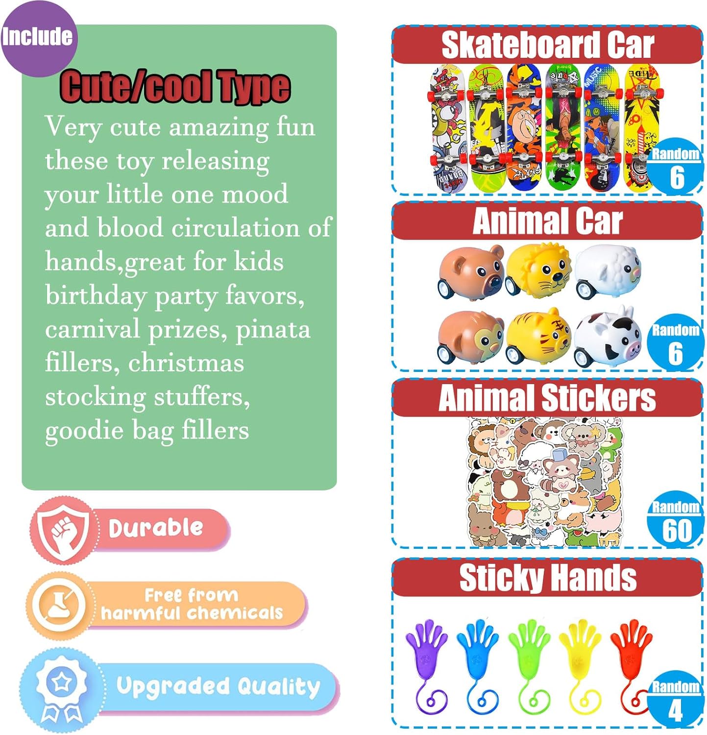 Leeche Premium Party Favors Toy Pack for Kids