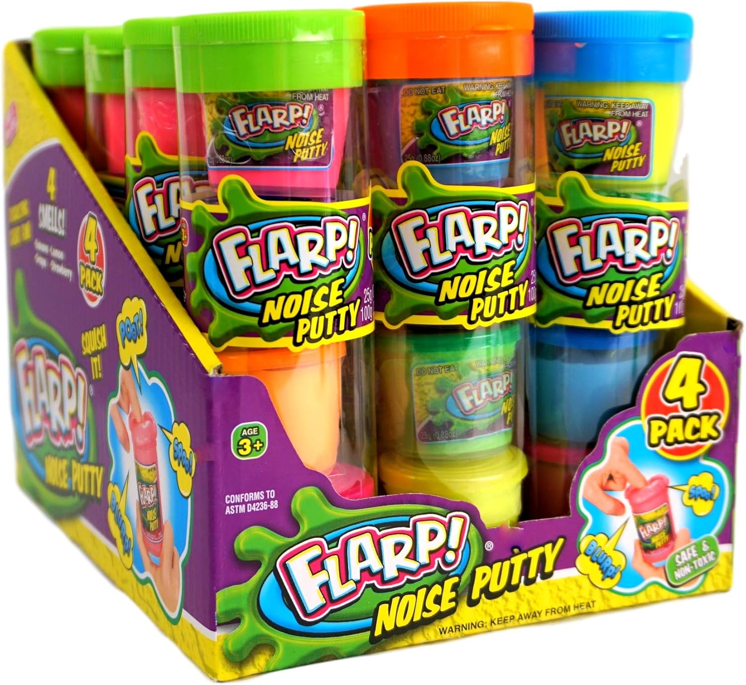 JA-RU Mini Noise Putty 12 Pack with Containers
