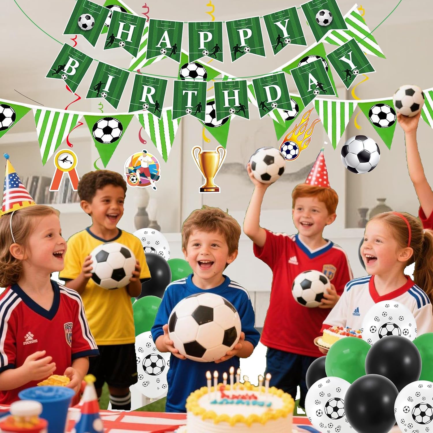 Soccer Birthday Party Decorations 27 PCS